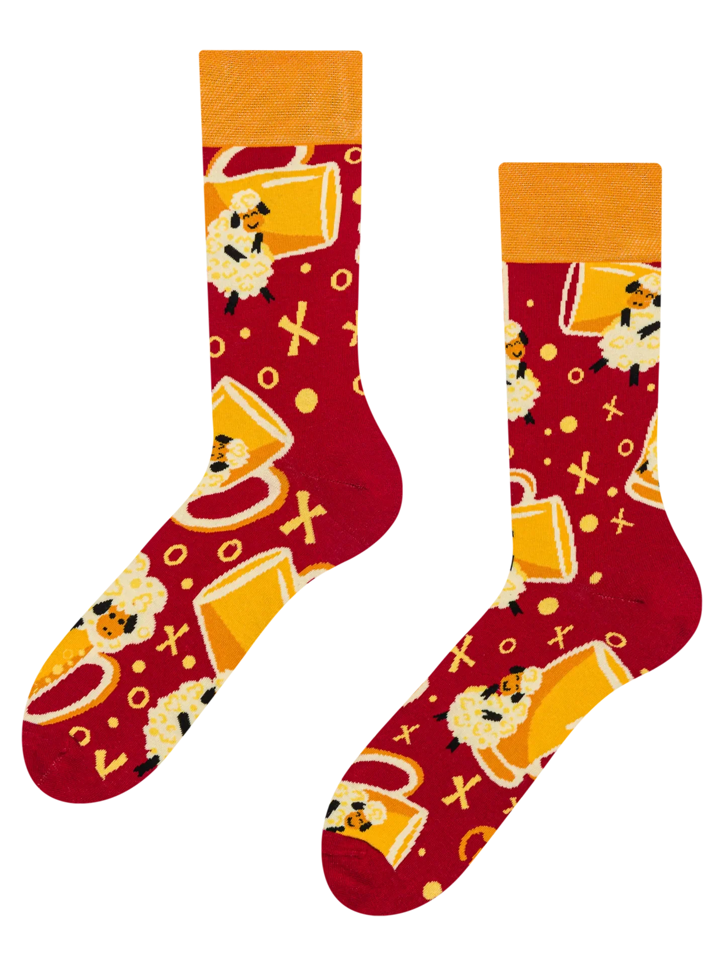 Calcetines alegres Cerveza y ovejas