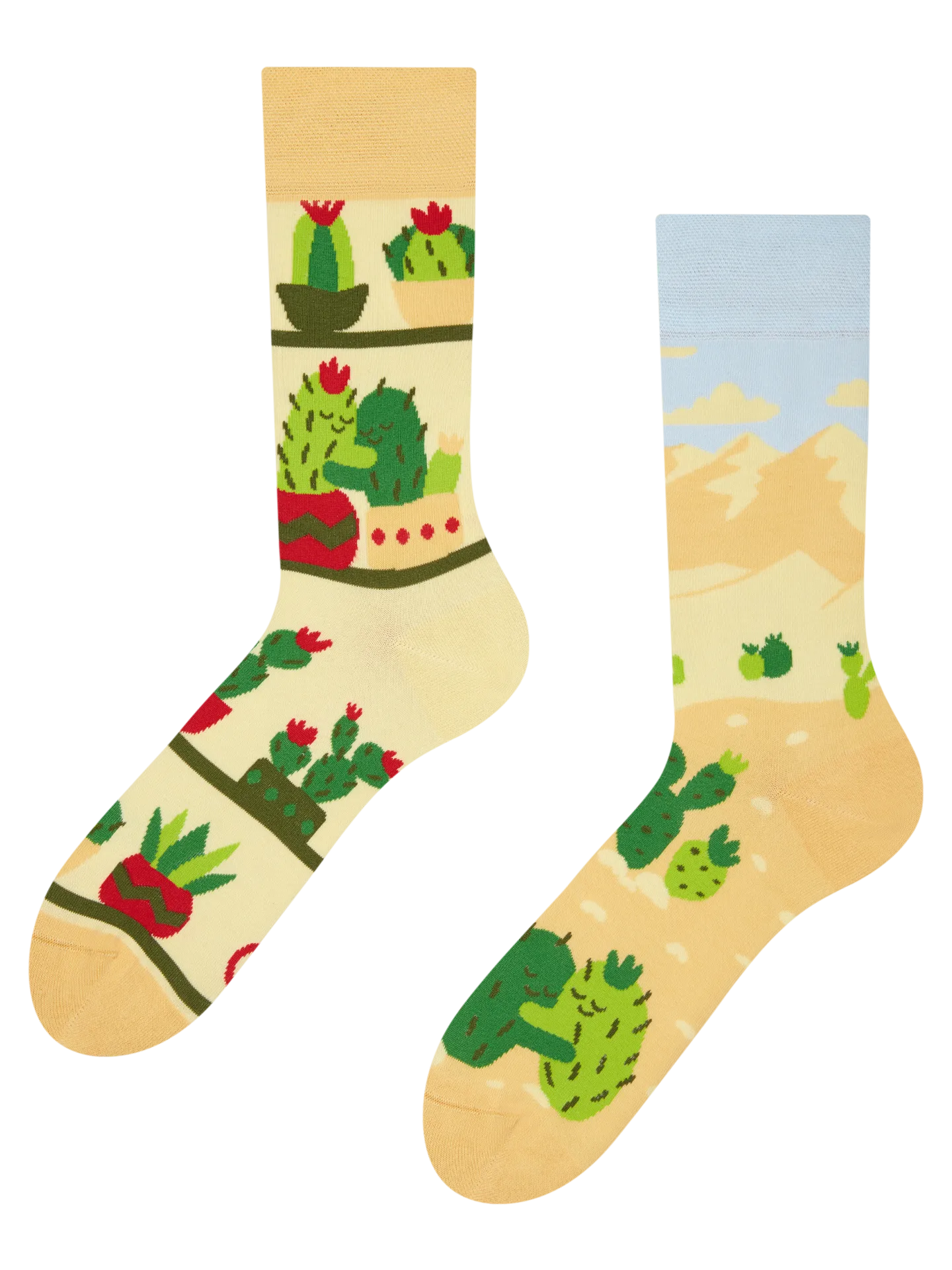 Calcetines alegres Cactus enamorado