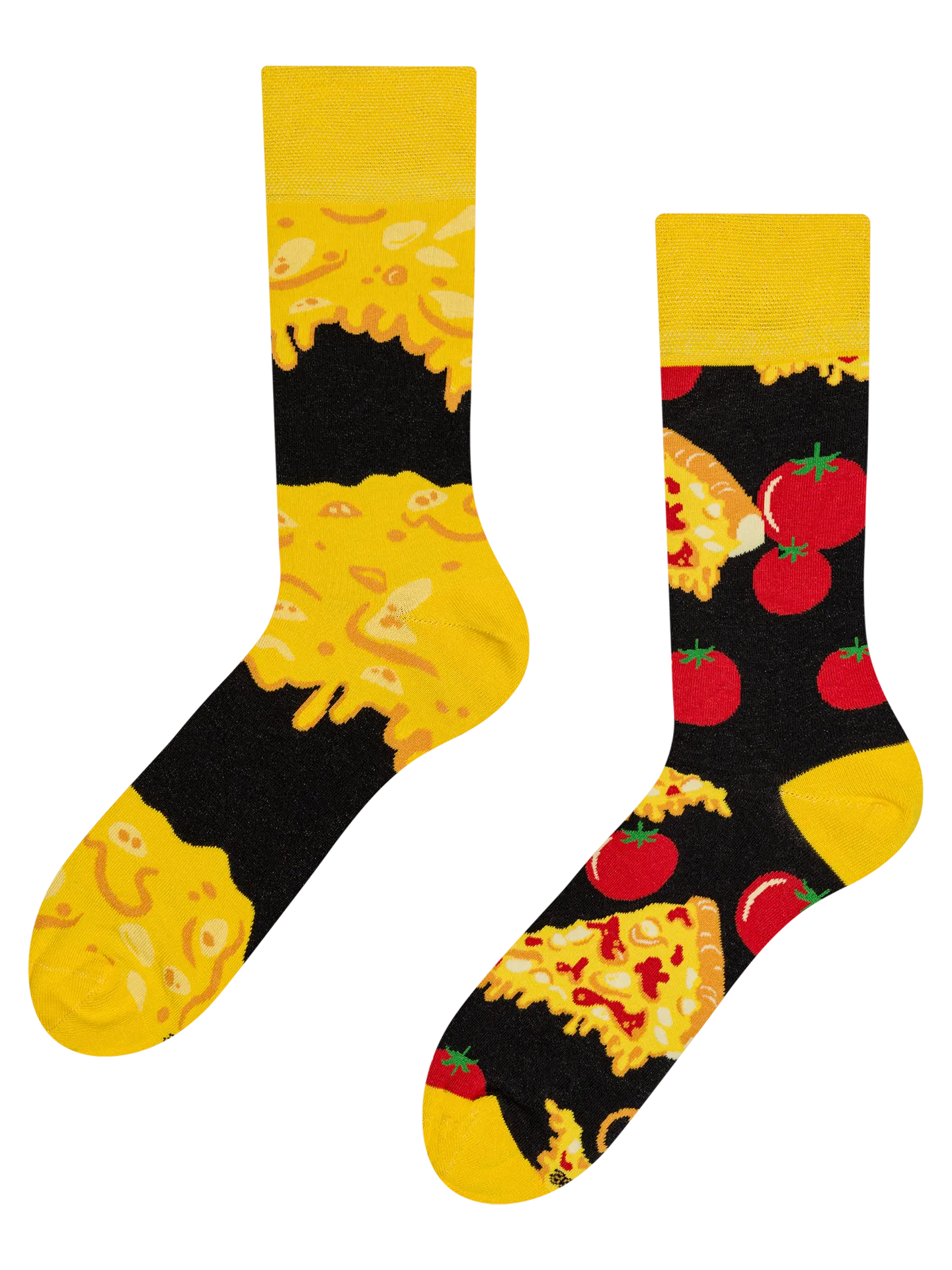 Calcetines alegres Pizza de queso