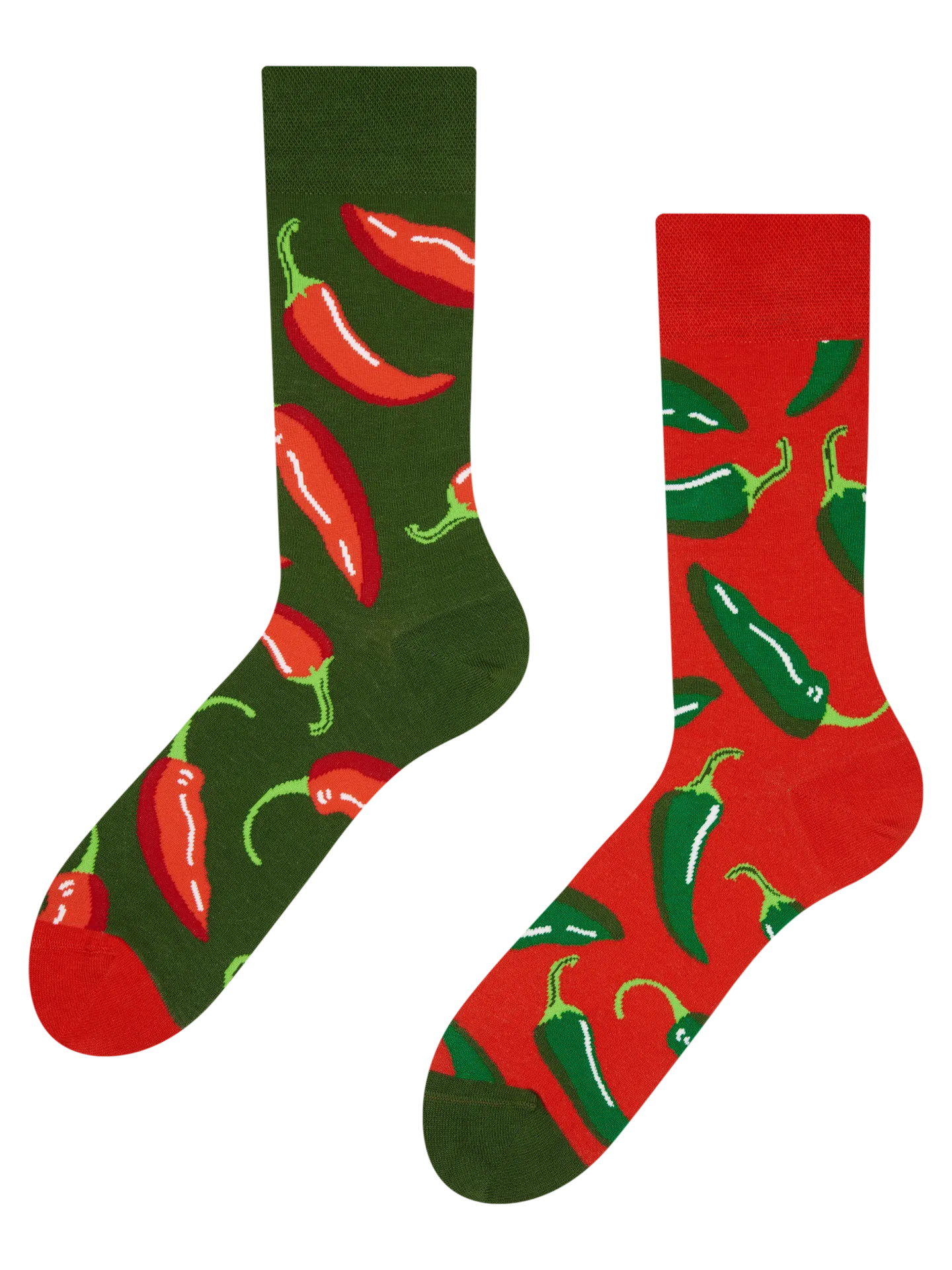Calcetines alegres Pimientos picantes