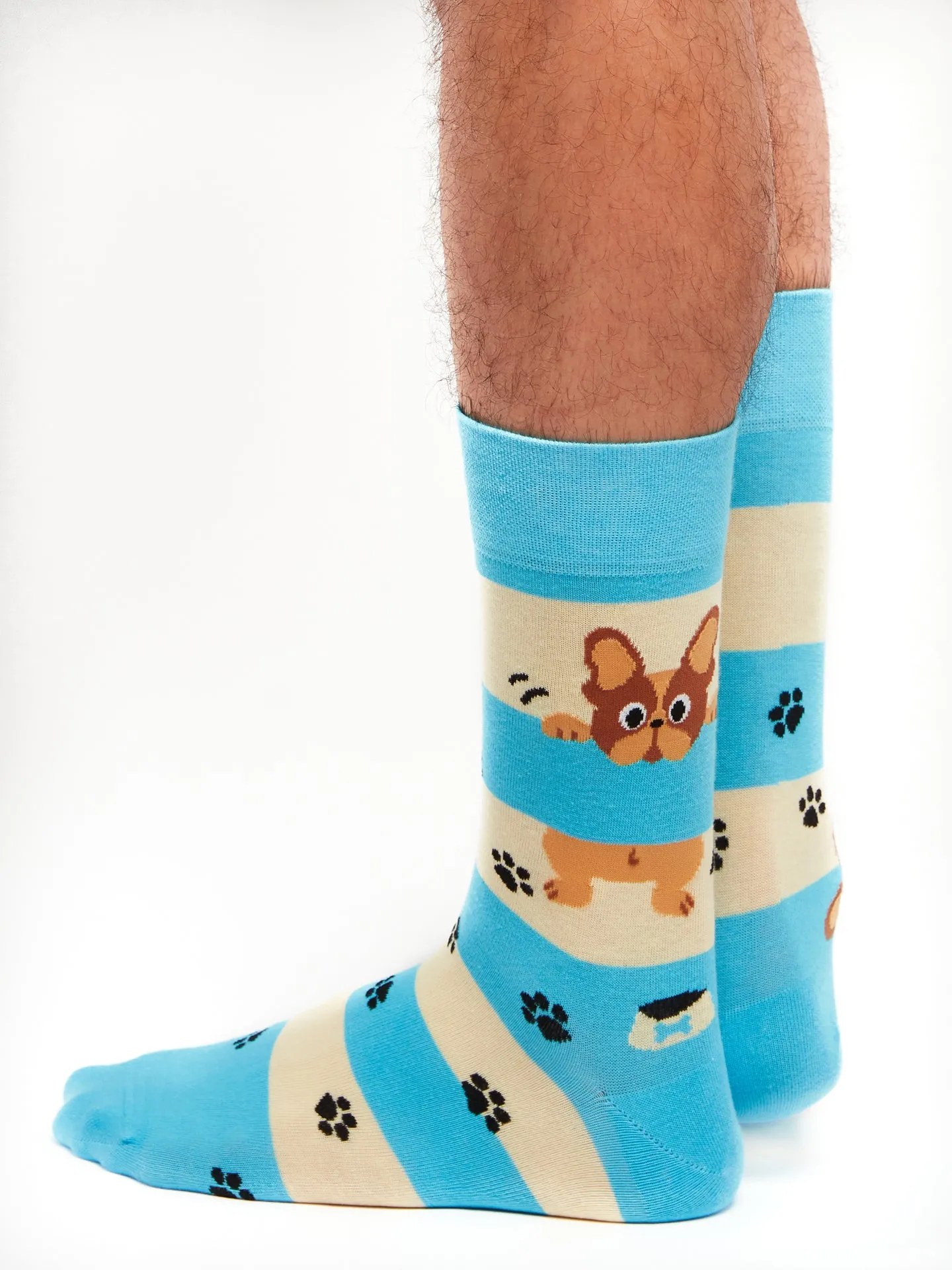 Calcetines alegres Perros y rayas - Image 3