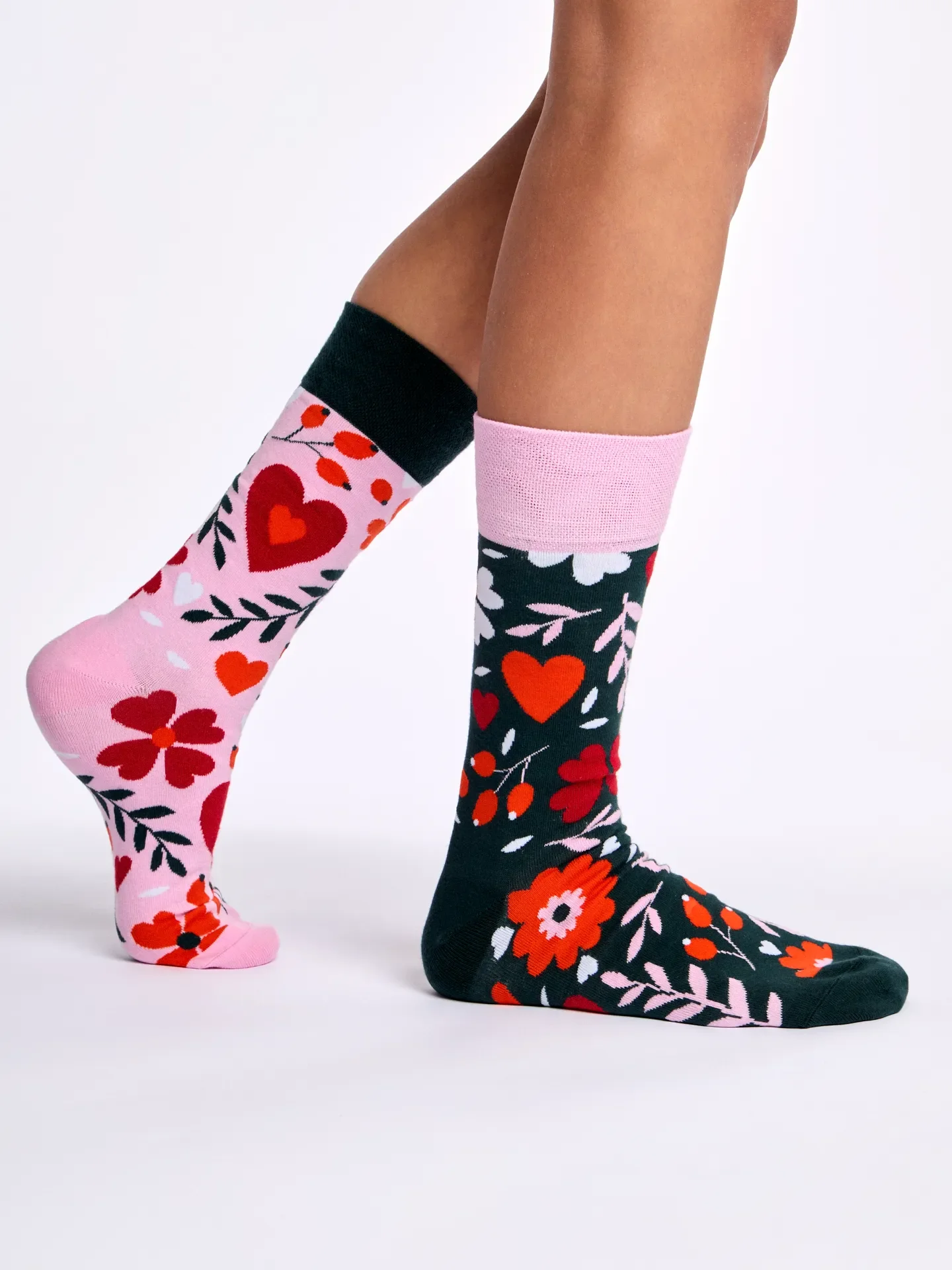 Calcetines alegres Amor floral - Image 2