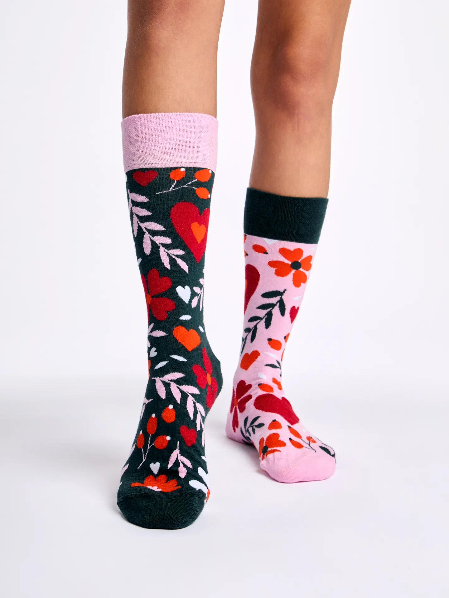 Calcetines alegres Amor floral - Image 3