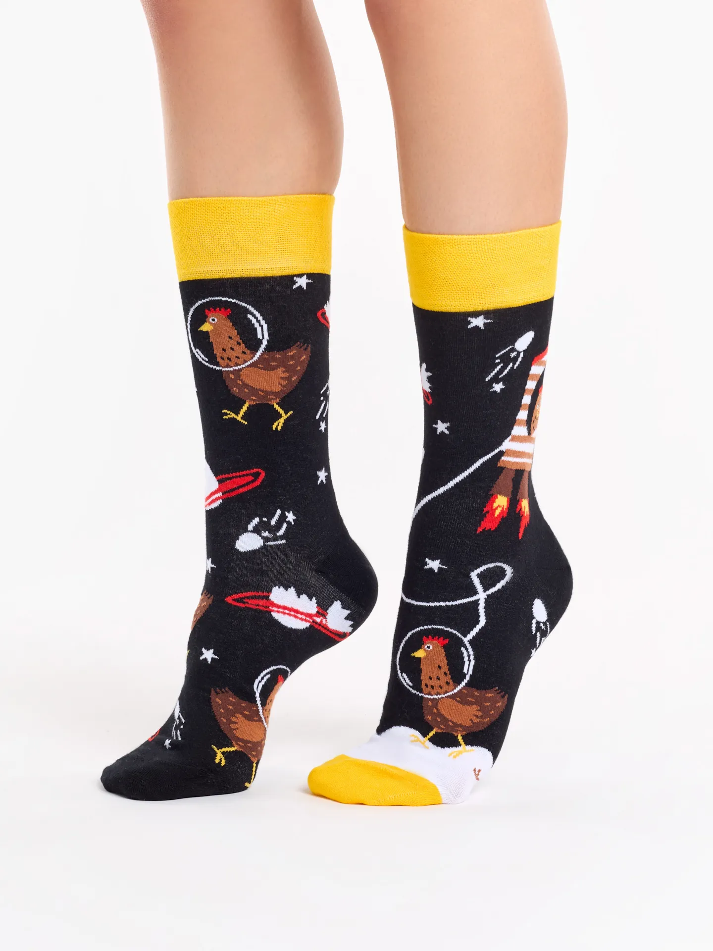 Calcetines alegres Gallina astronauta - Image 2