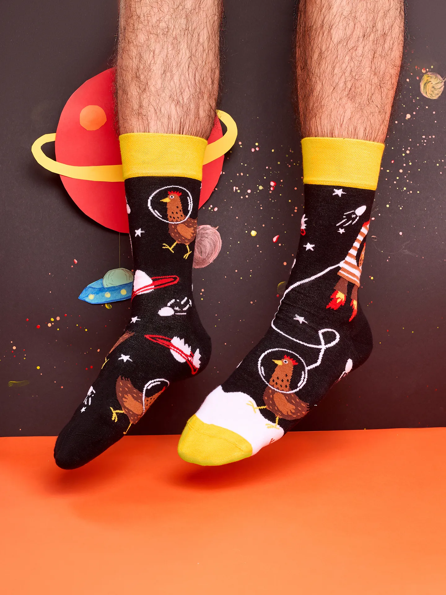 Calcetines alegres Gallina astronauta - Image 4