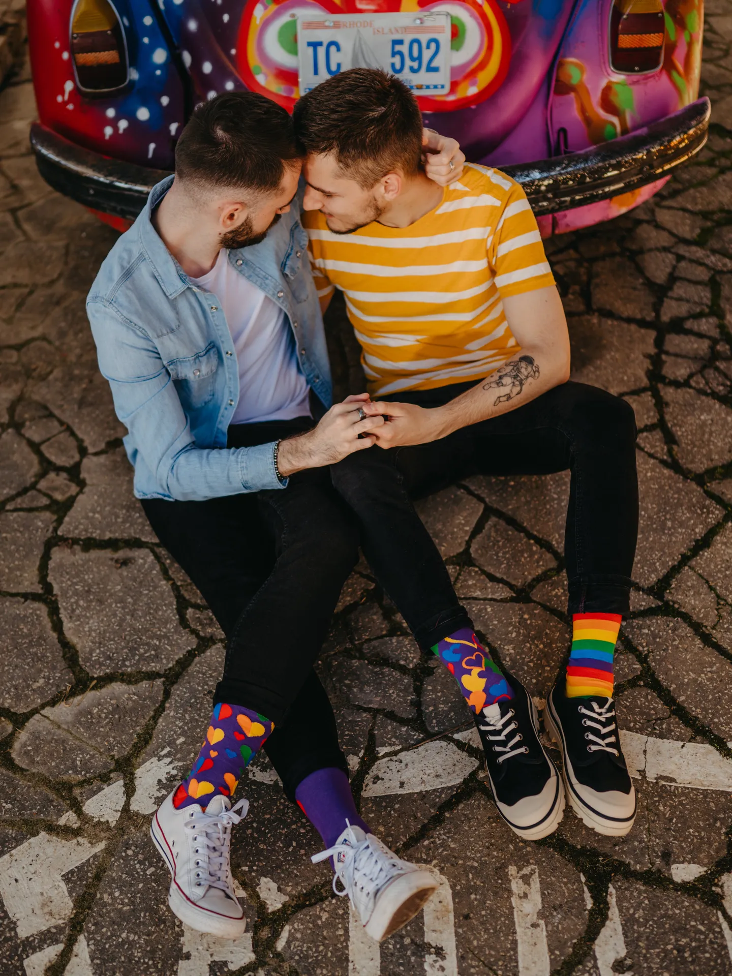 Calcetines alegres Amor multicolor - Image 6