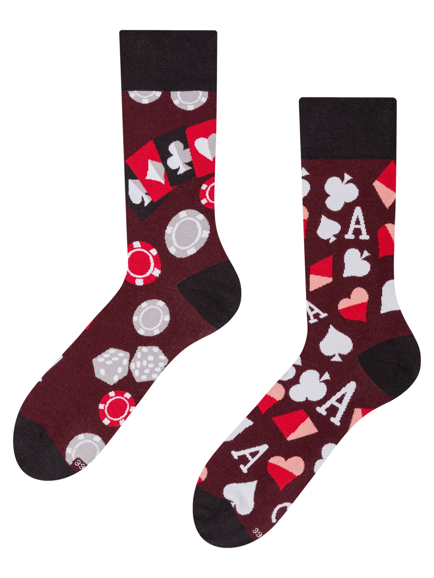 Calcetines alegres Juego del póker