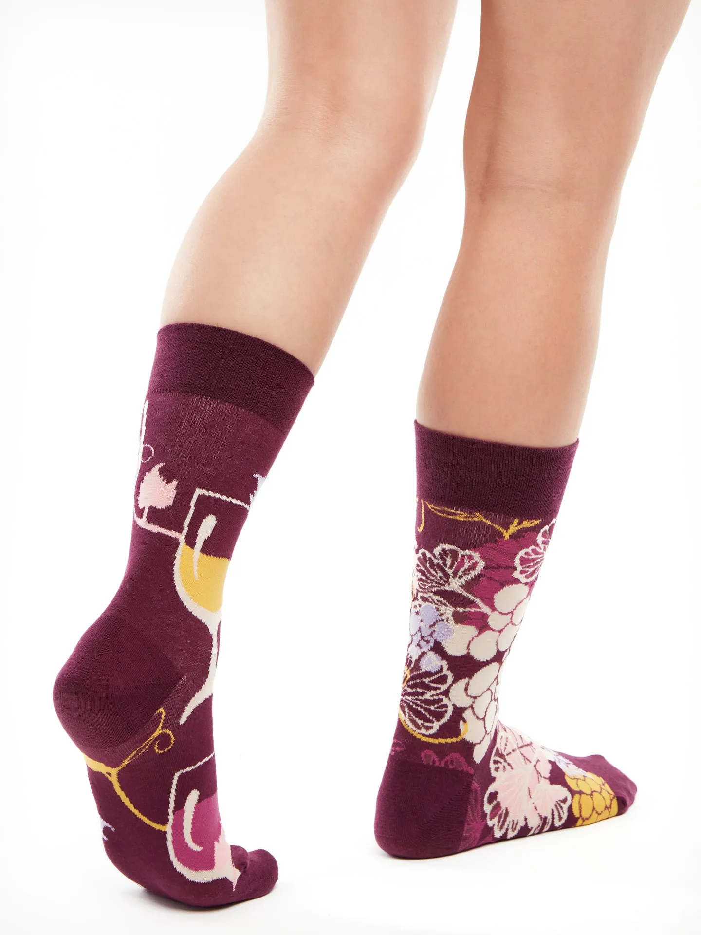 Calcetines alegres Vino tinto - Image 3