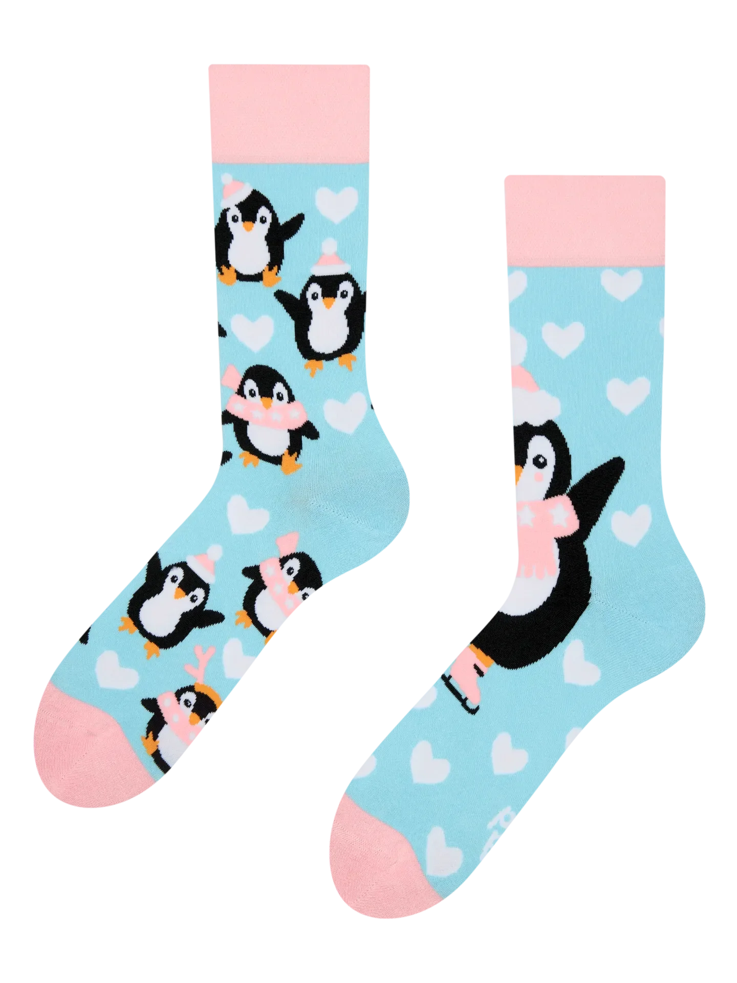 Calcetines alegres Pingüino patinador