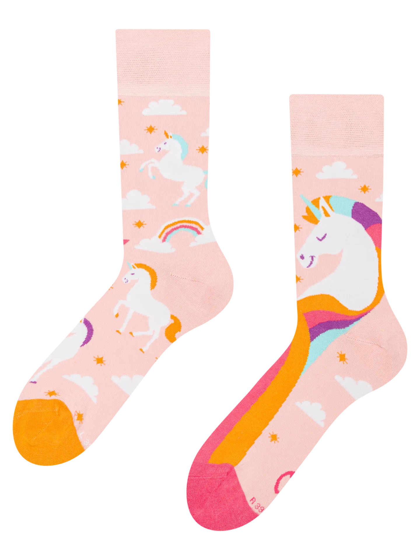 Calcetines alegres Unicornio en las nubes