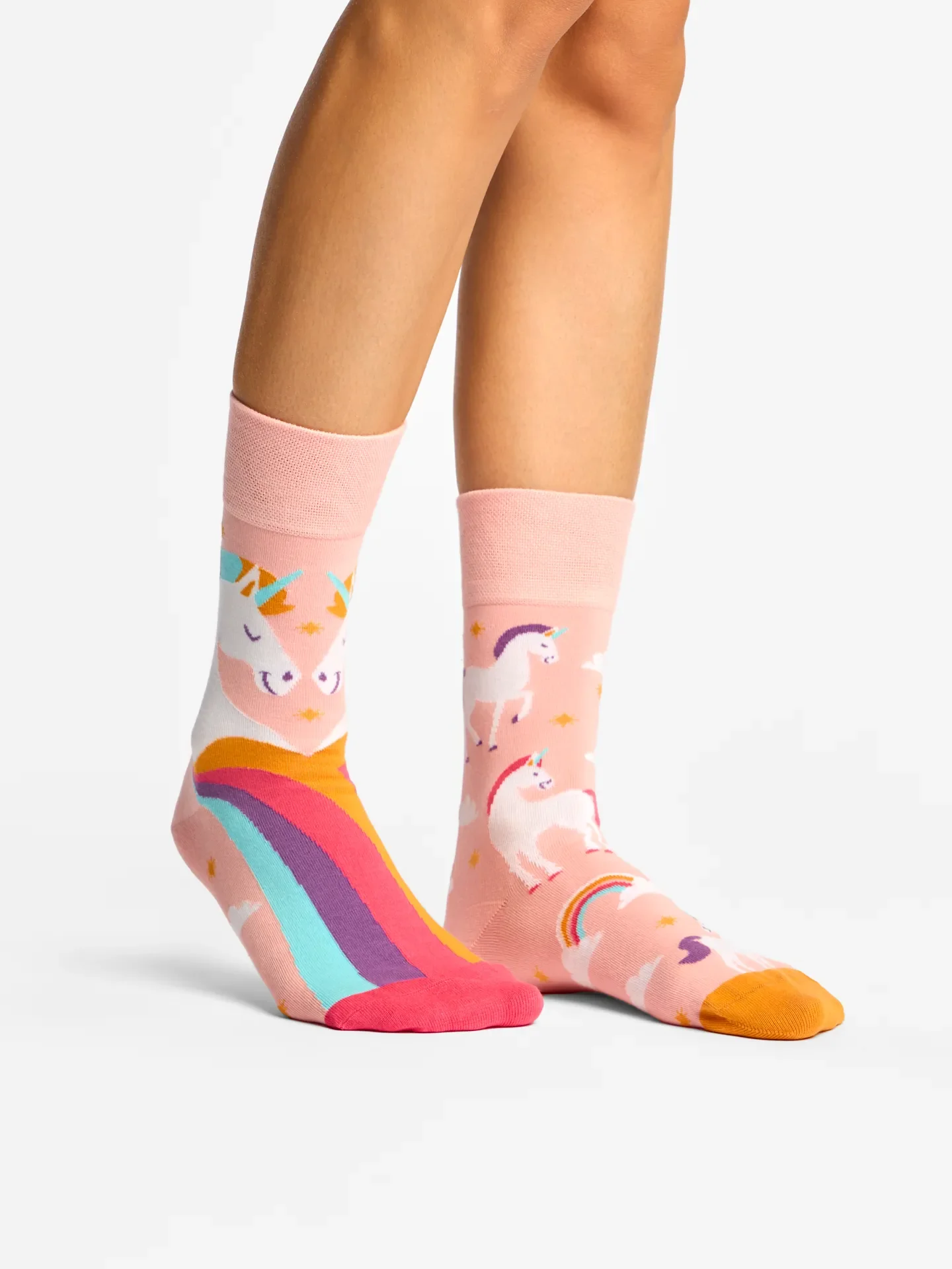 Calcetines alegres Unicornio en las nubes - Image 3