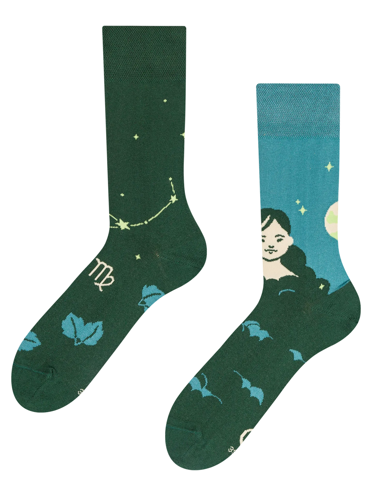 Calcetines alegres Signos del Zodíaco Virgo