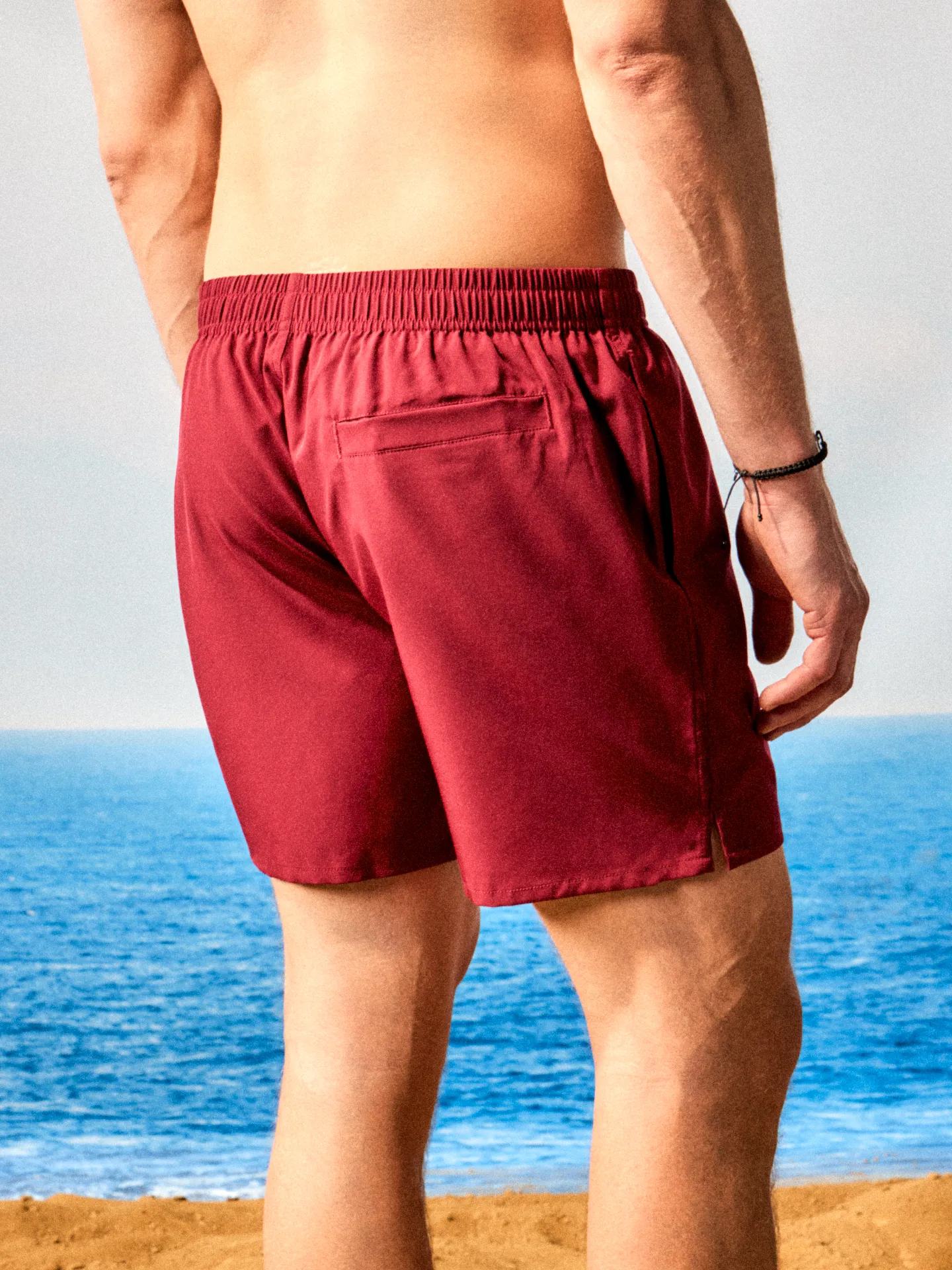 Bermudas para hombre Rojo ruibarbo - Image 5
