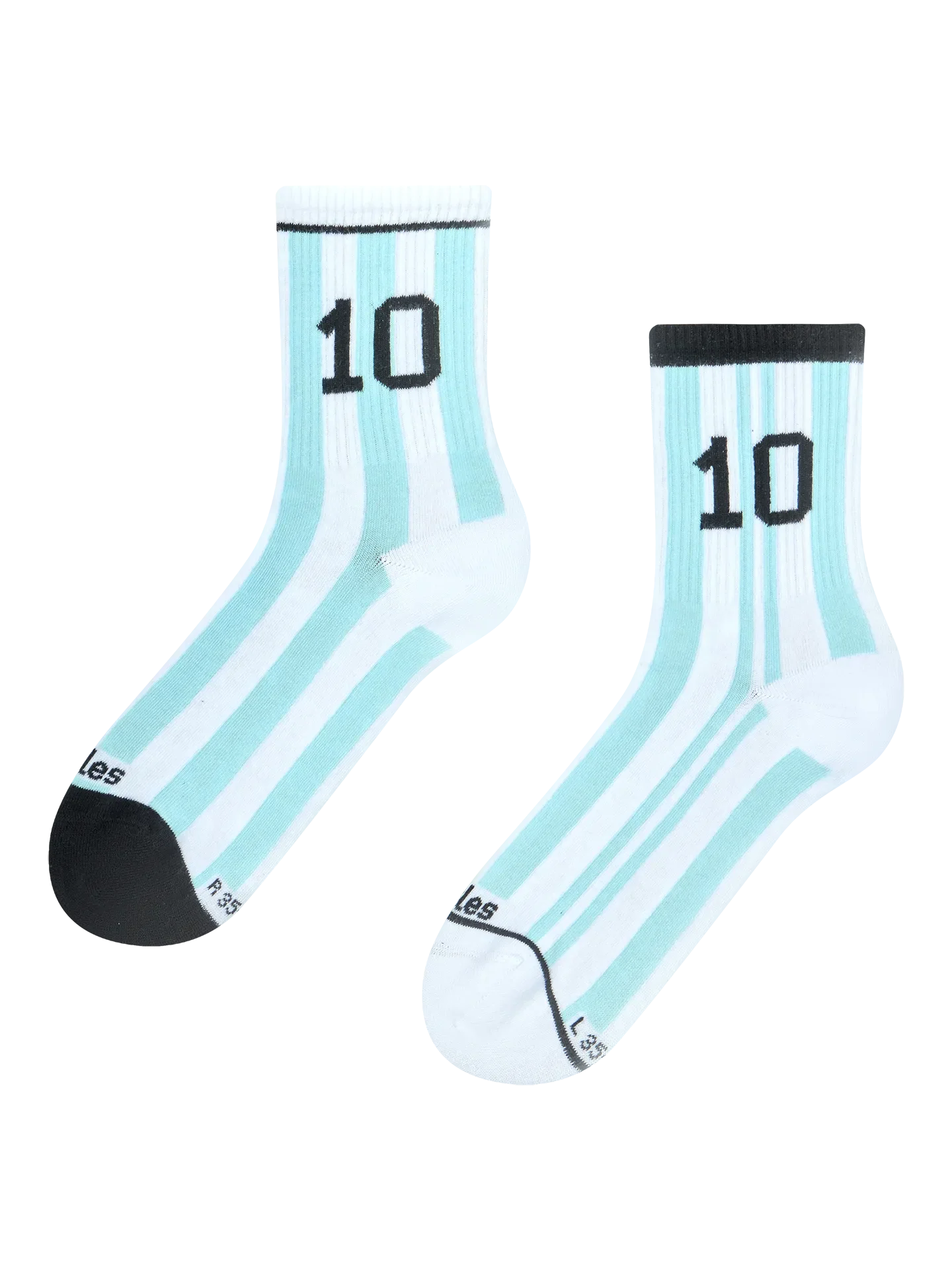 Calcetines acanalados de media caña Leyendas del futbol argentino
