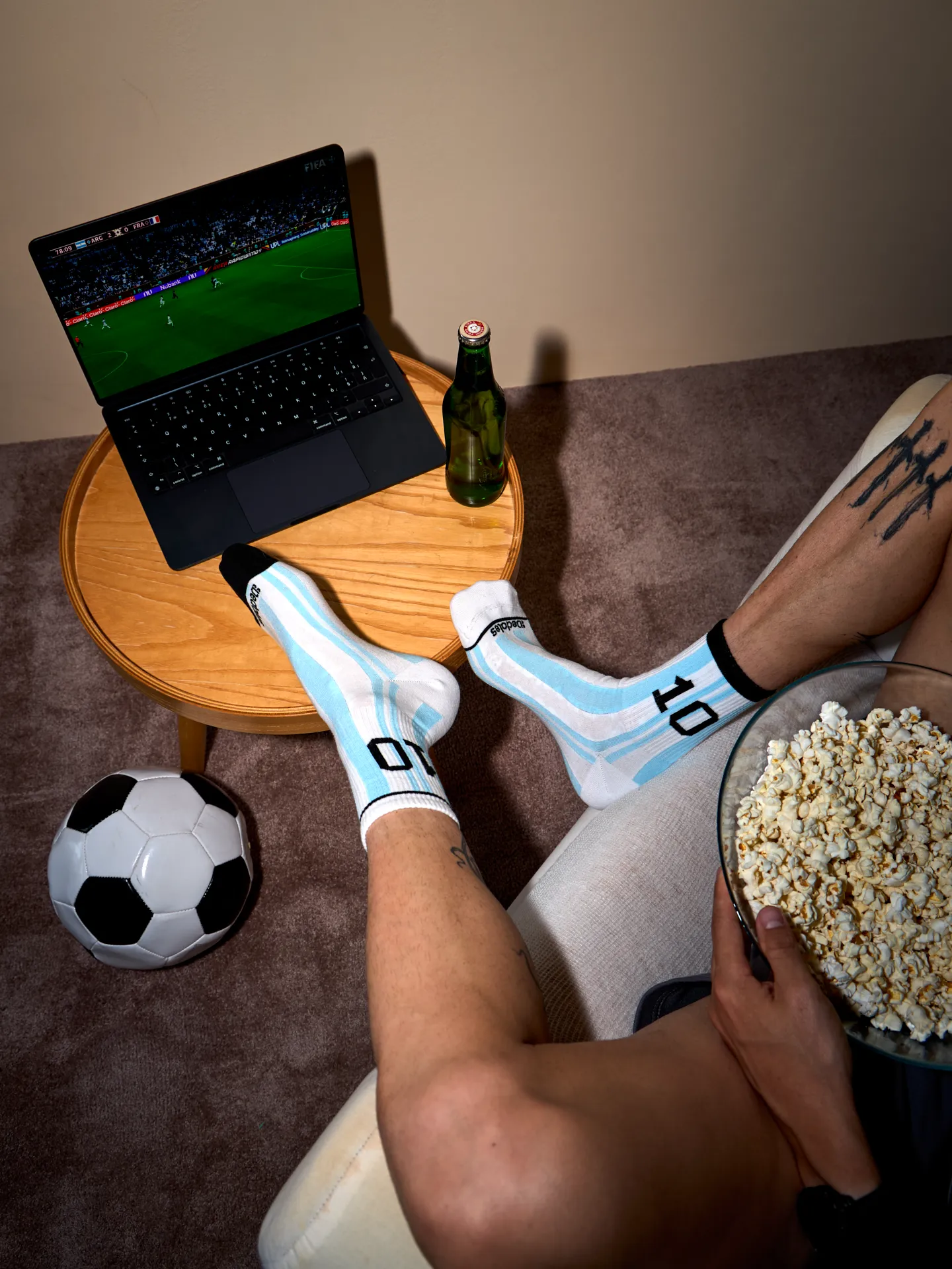 Calcetines acanalados de media caña Leyendas del futbol argentino - Image 2