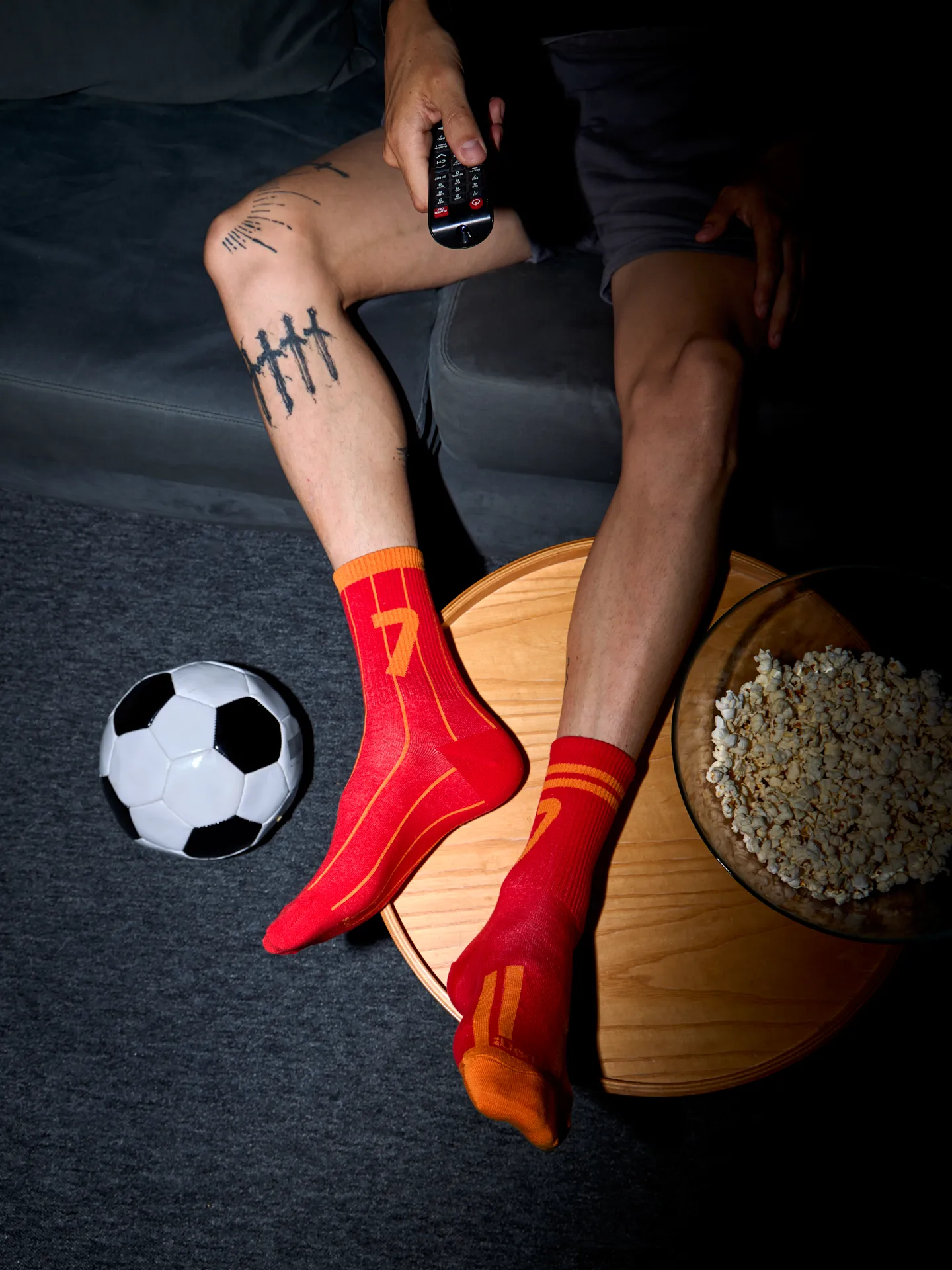 Calcetines acanalados de media caña Leyendas del futbol español - Image 2