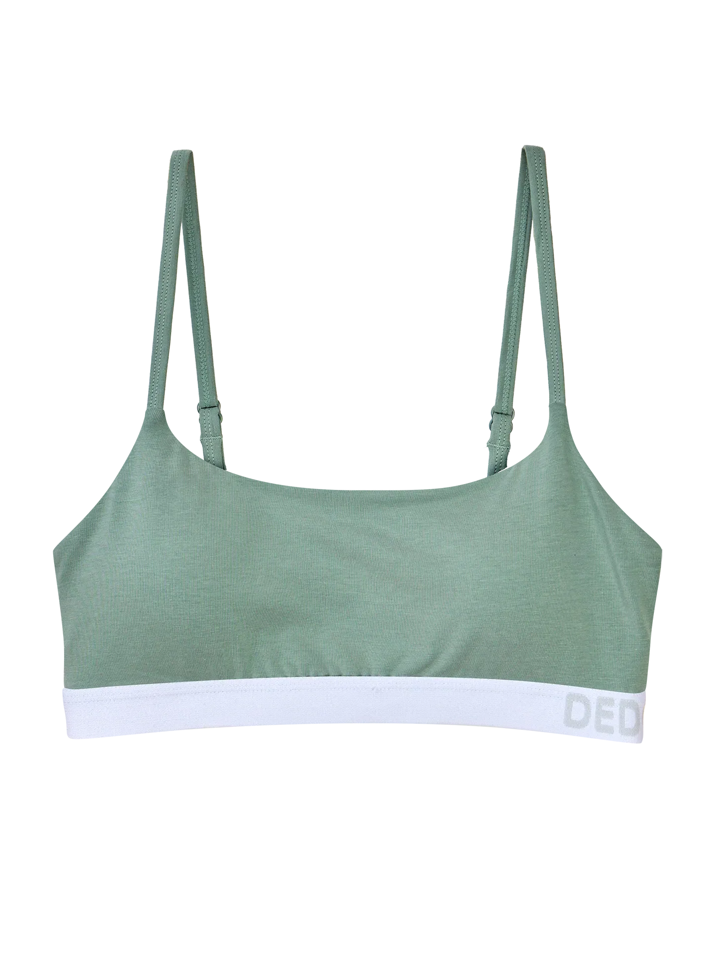 Bralette de modal para mujer Verde salvia