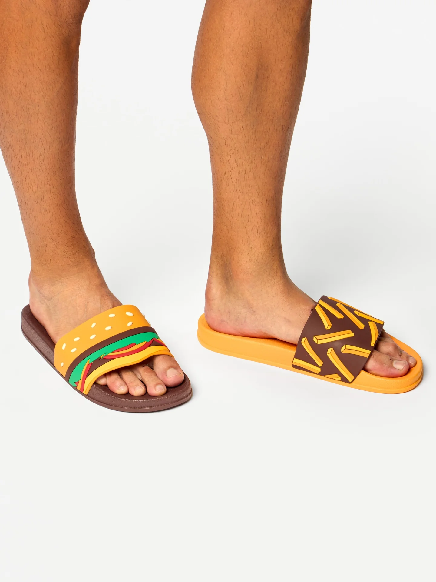 Chanclas alegres Hamburguesa y patatas fritas - Image 2