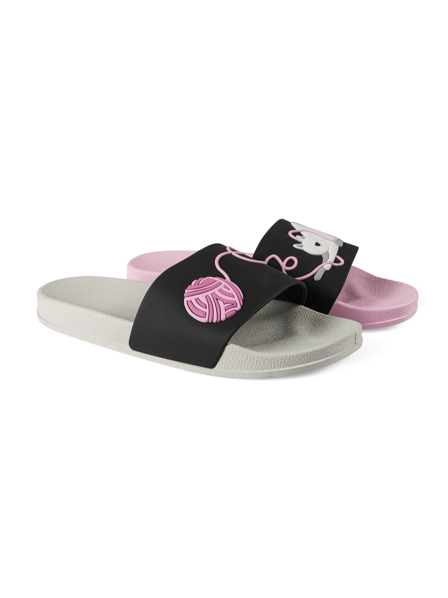 Chanclas alegres Gato y pelota - Image 2