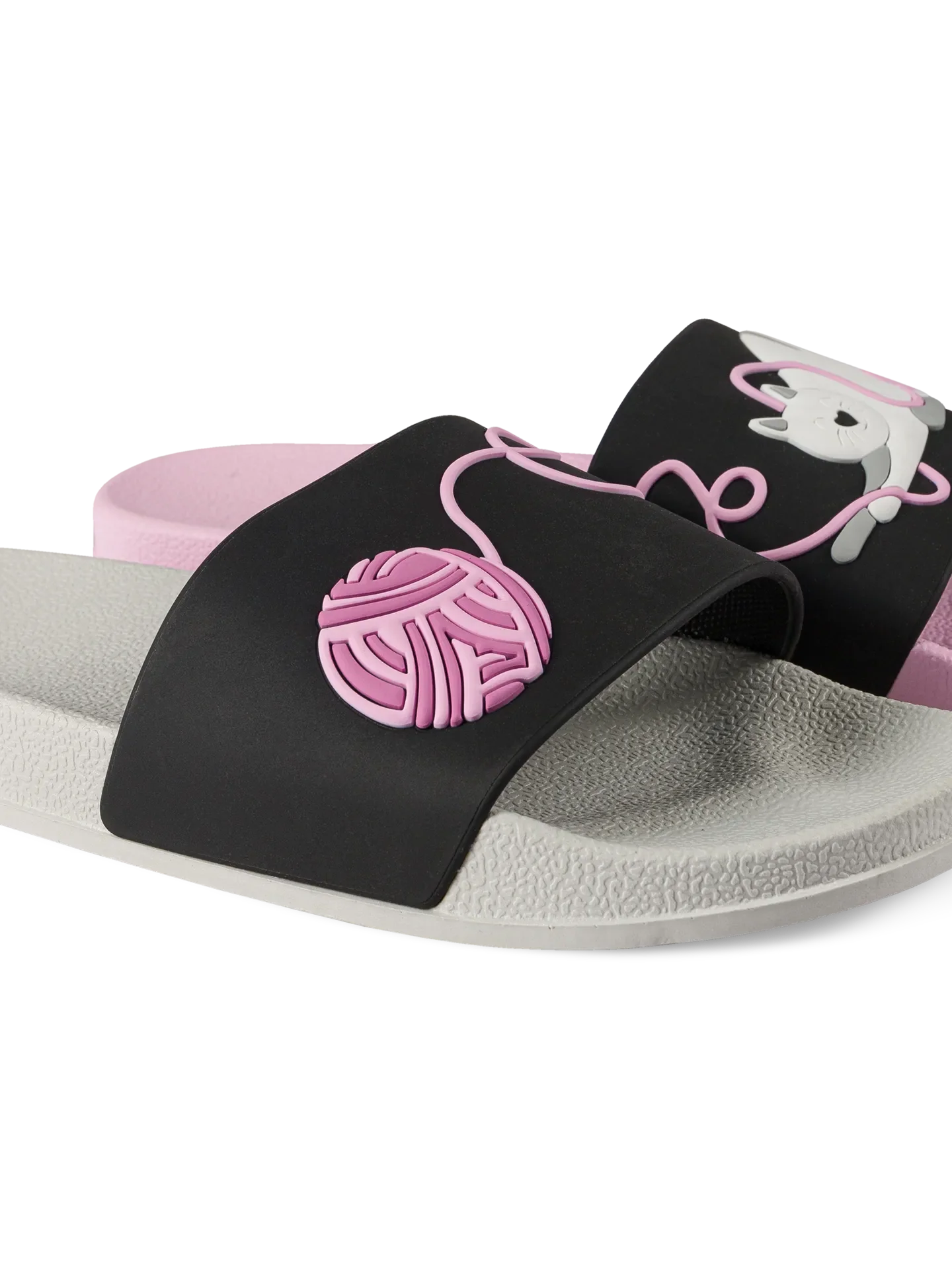 Chanclas alegres Gato y pelota - Image 3