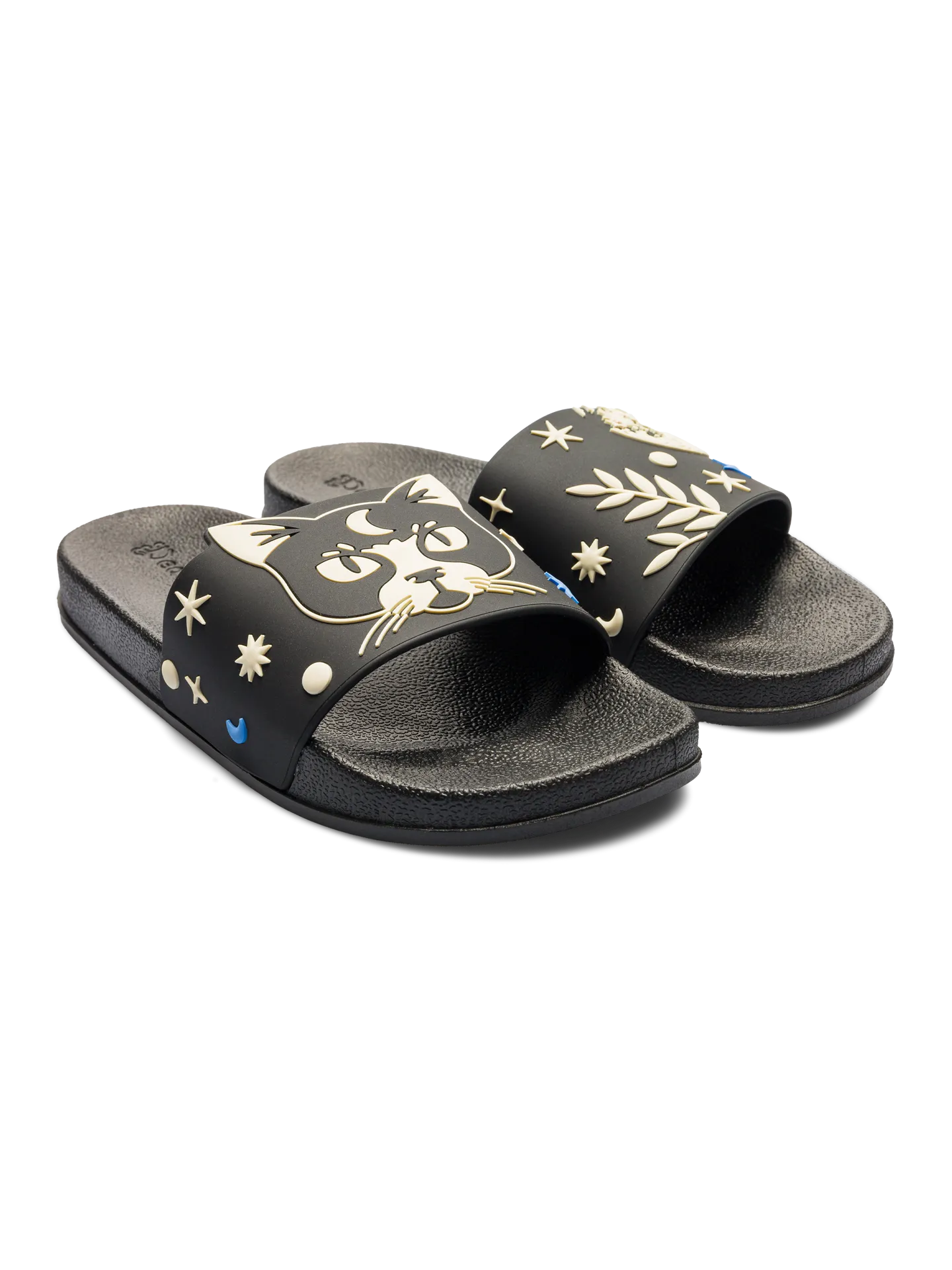 Chanclas alegres Gato y luna - Image 2
