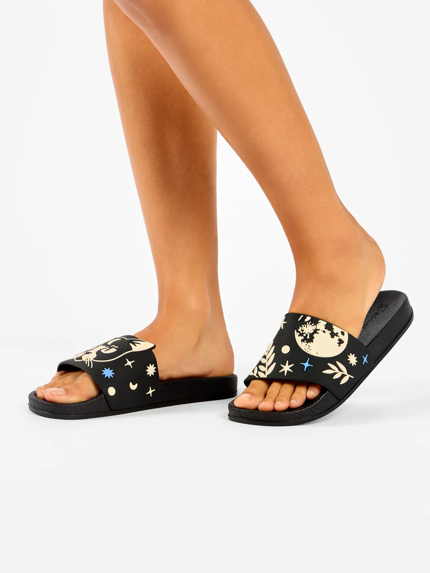 Chanclas alegres Gato y luna - Image 4