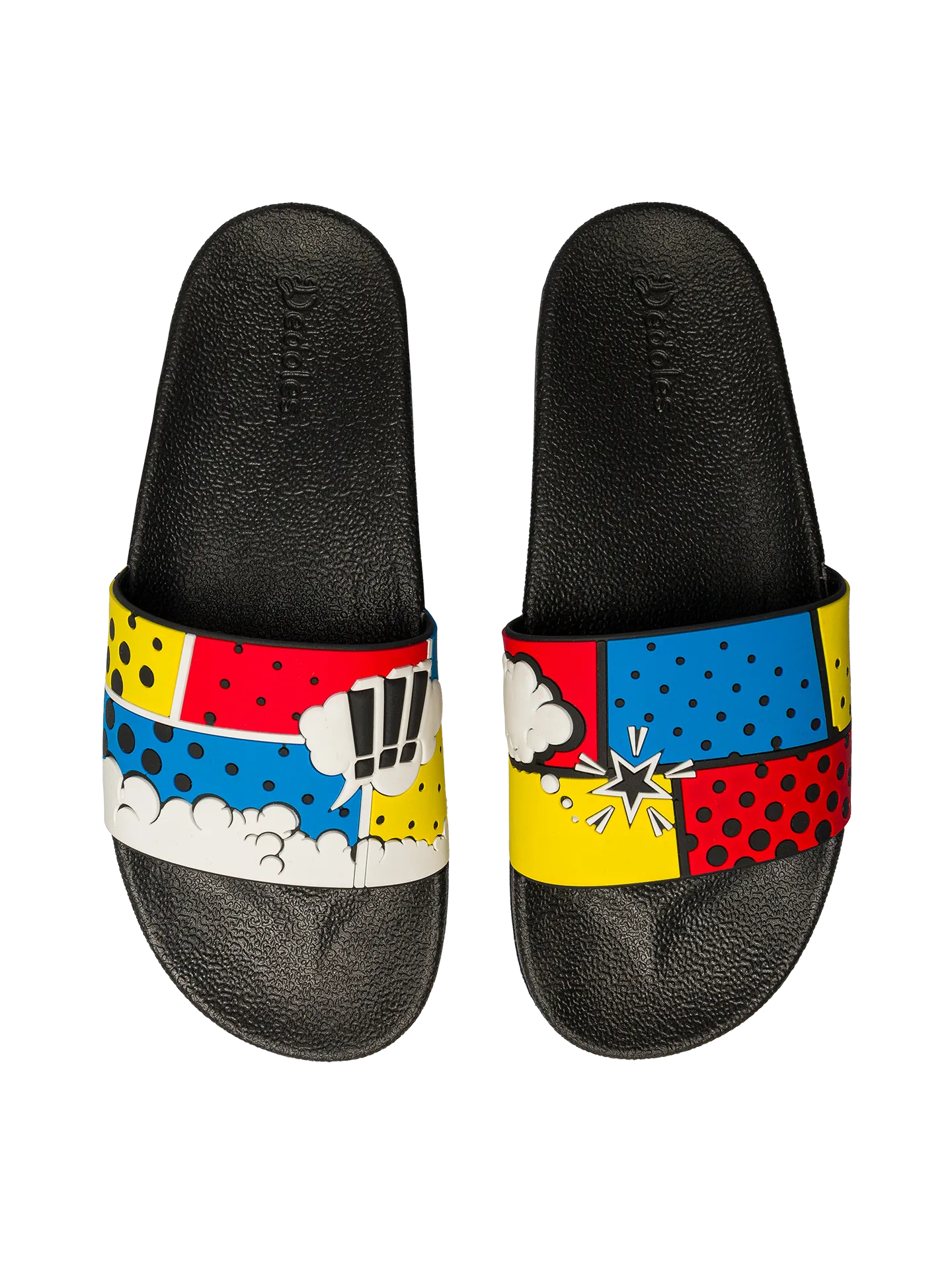 Chanclas alegres Cómicos de colores
