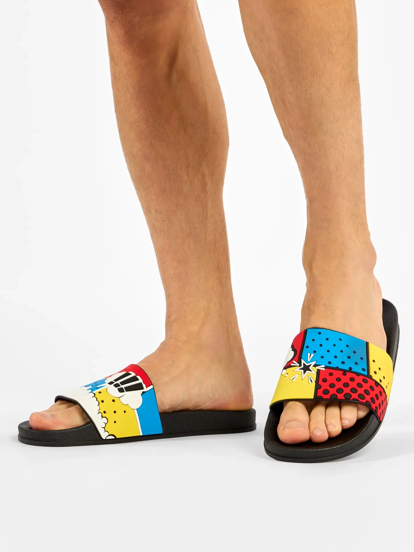 Chanclas alegres Cómicos de colores - Image 4