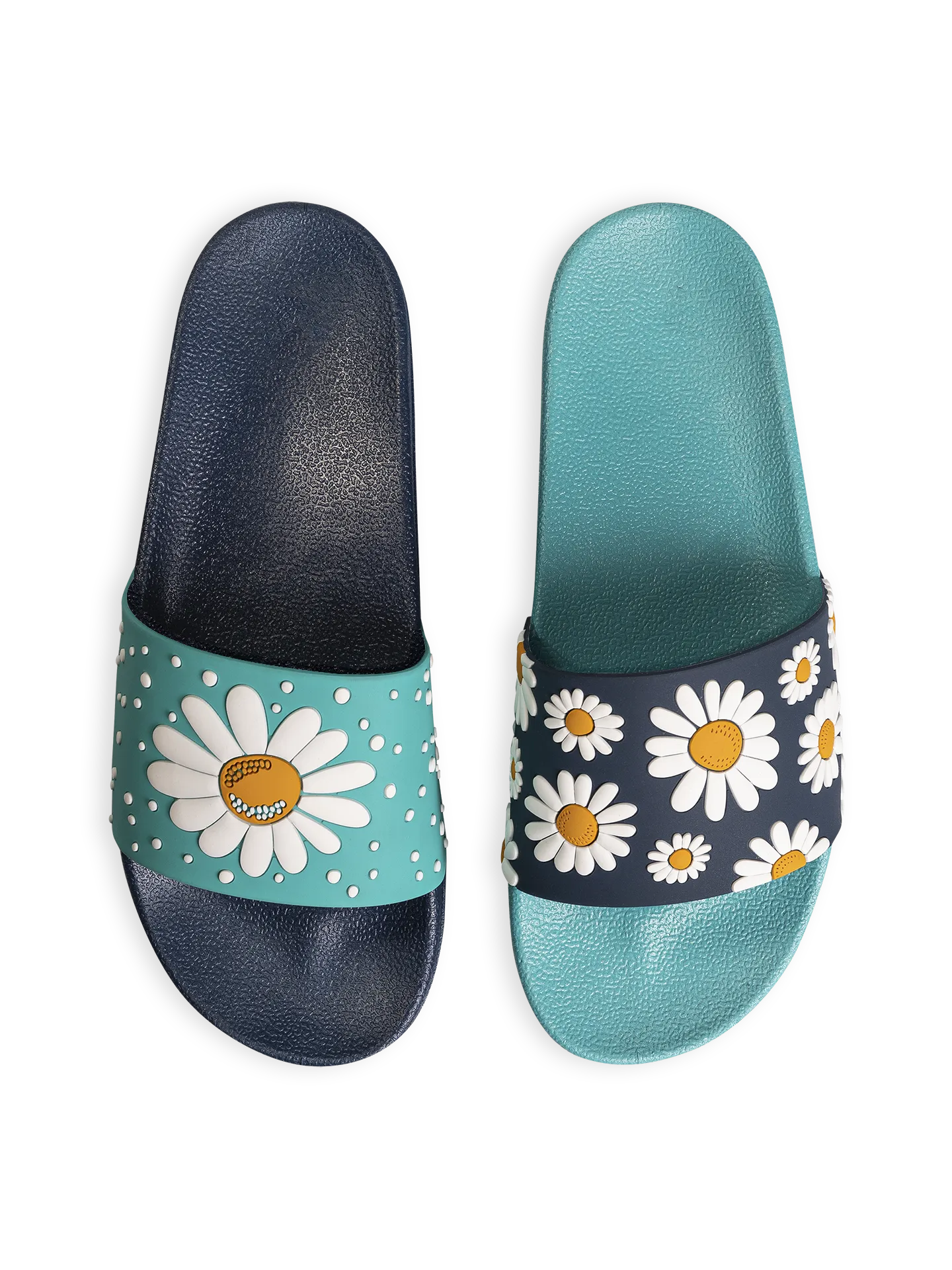Chanclas alegres Flor de margarita