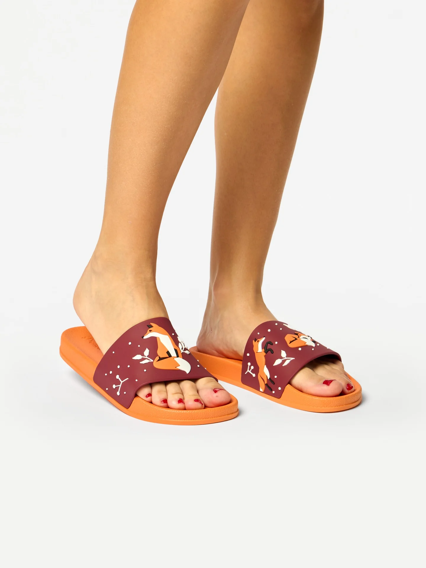 Chanclas alegres Zorro y hojas - Image 3