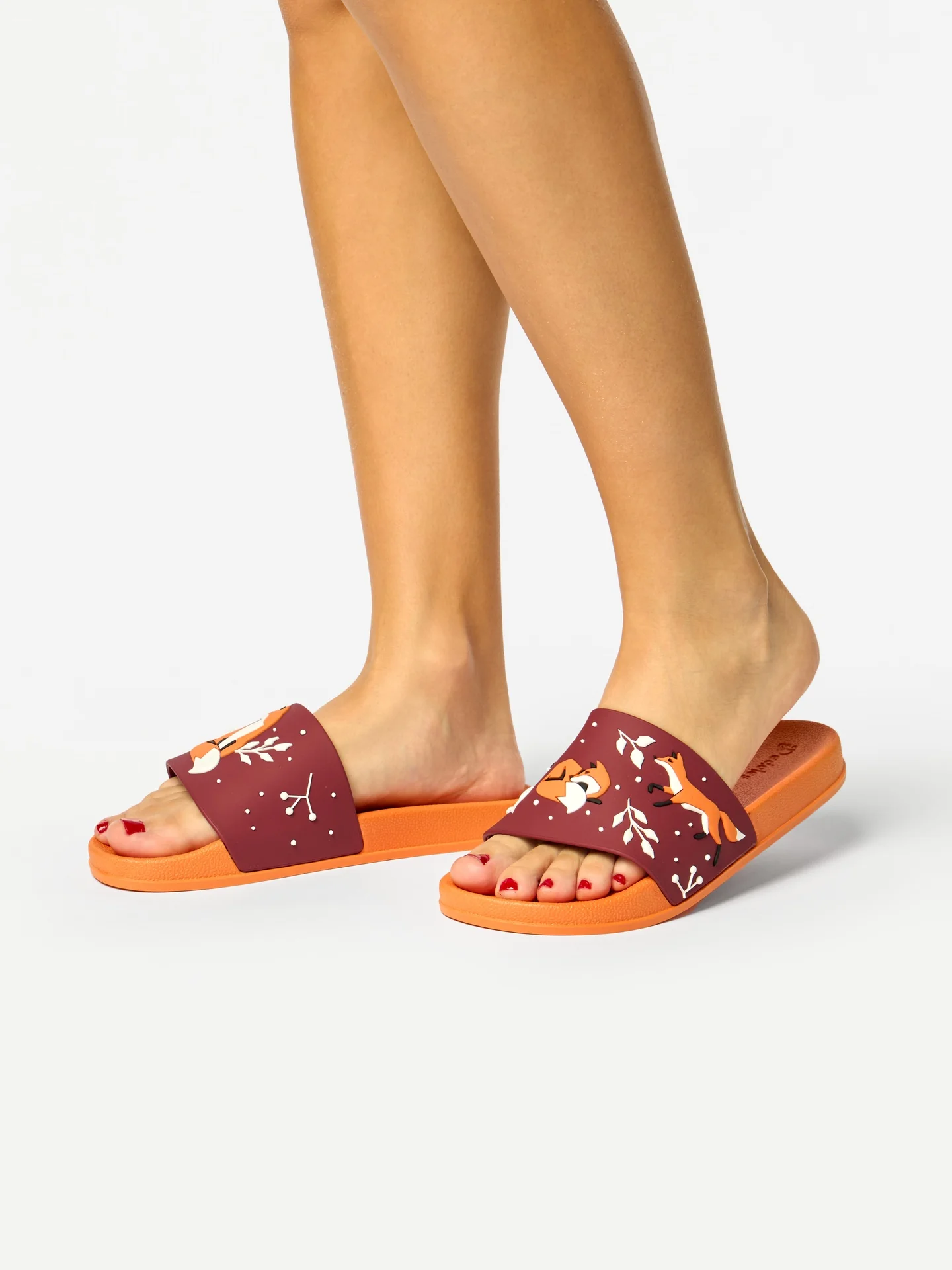 Chanclas alegres Zorro y hojas - Image 4