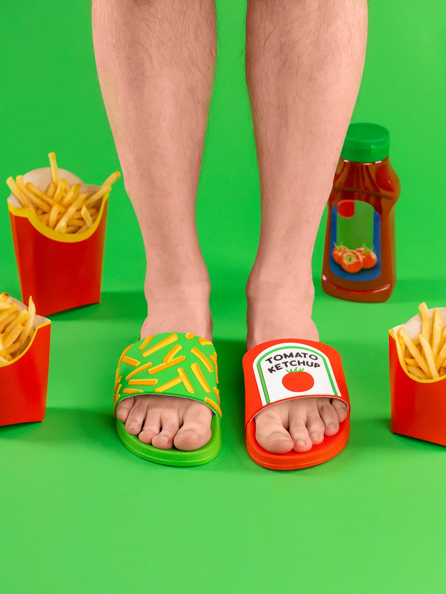 Chanclas alegres Patatas fritas con kétchup - Image 6