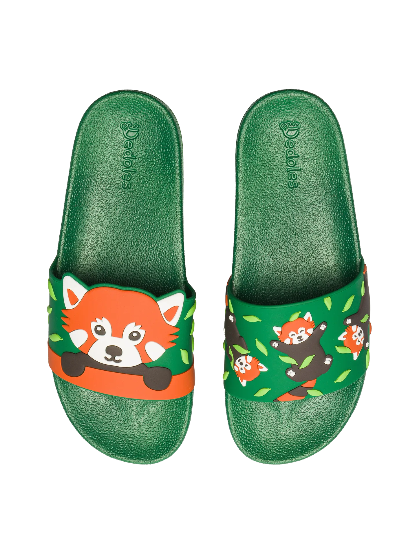Chanclas alegres Panda rojo