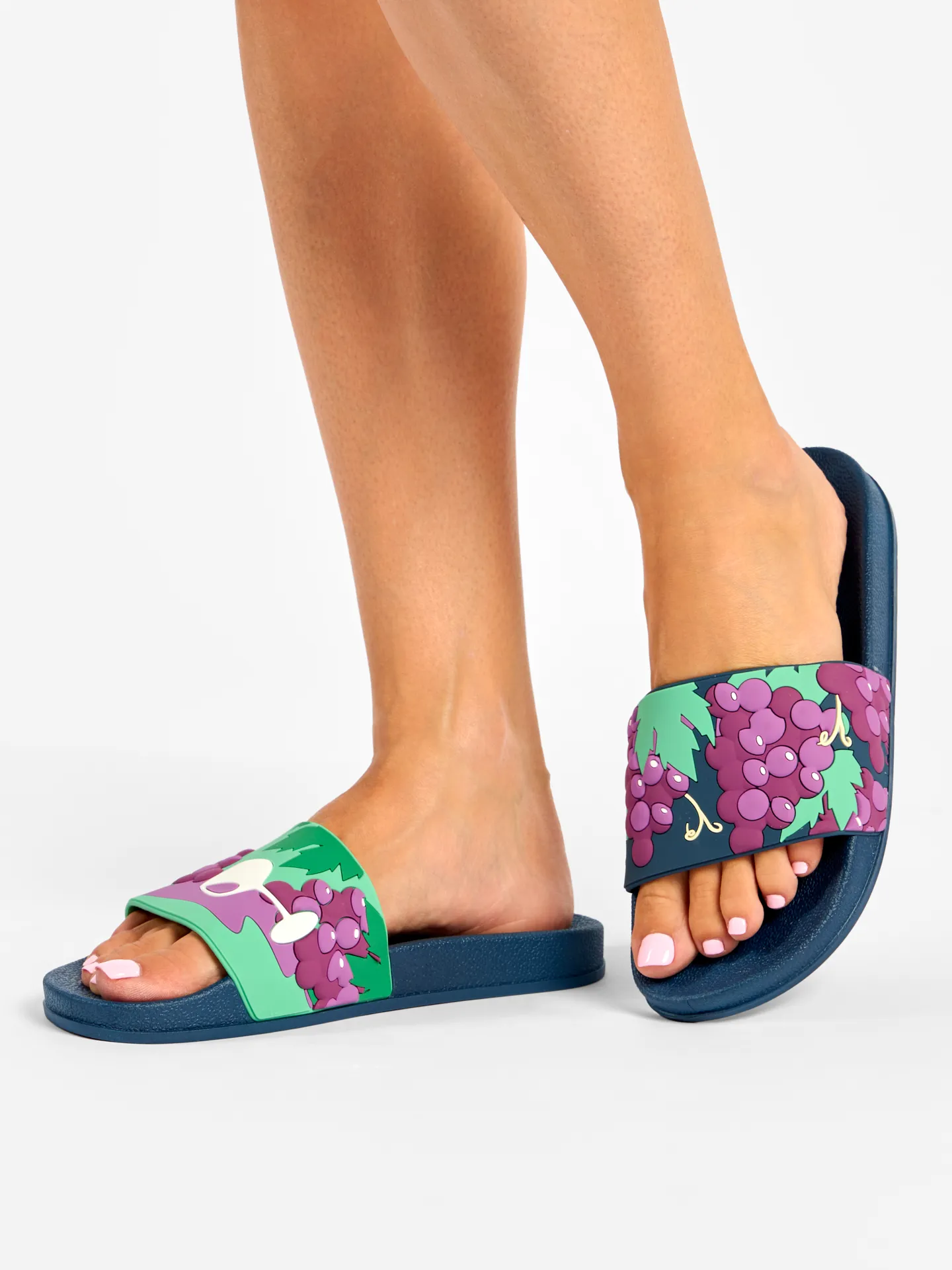 Chanclas alegres Vino y uvas - Image 4