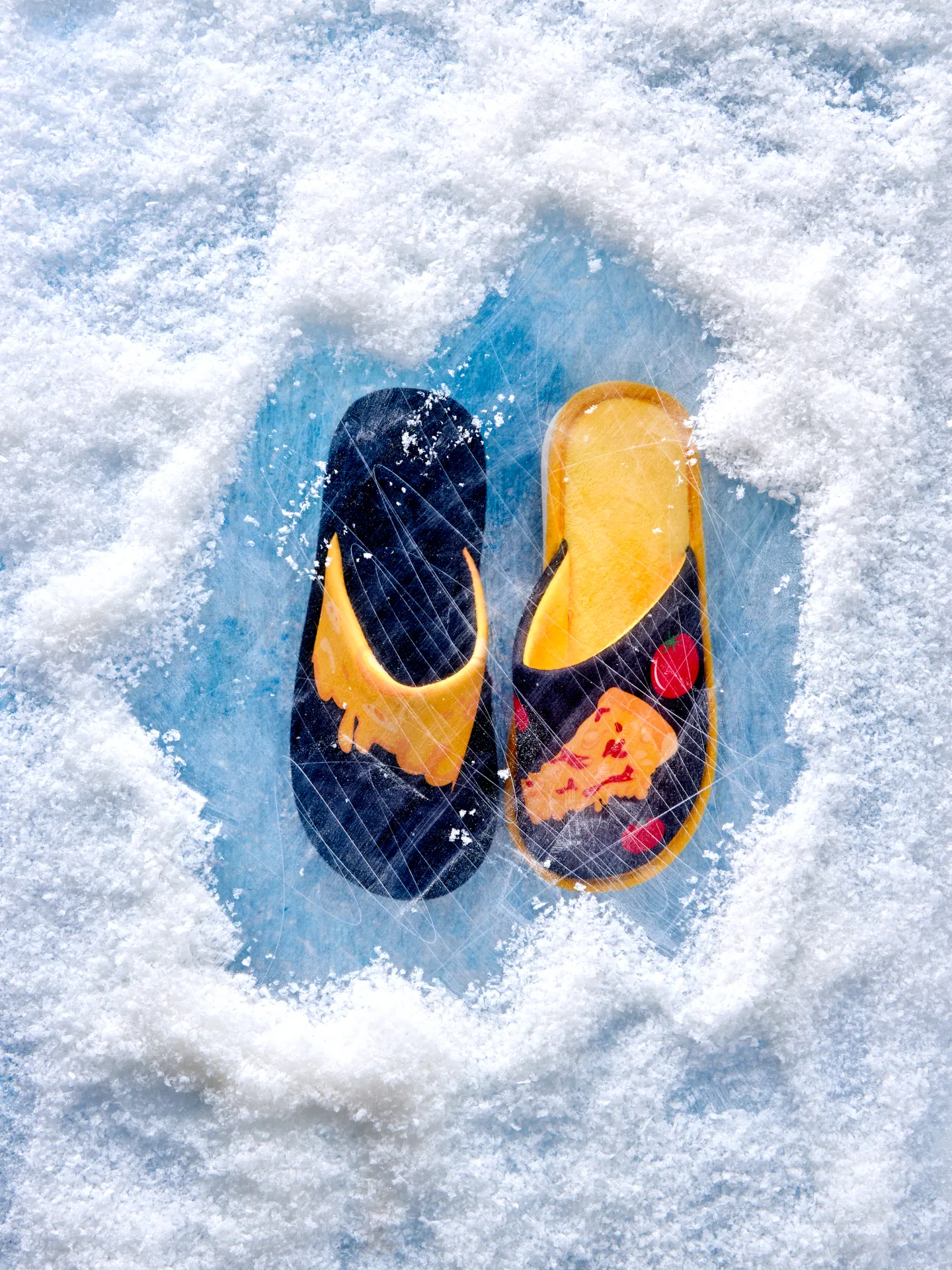 Pantuflas alegres Pizza de queso - Image 6