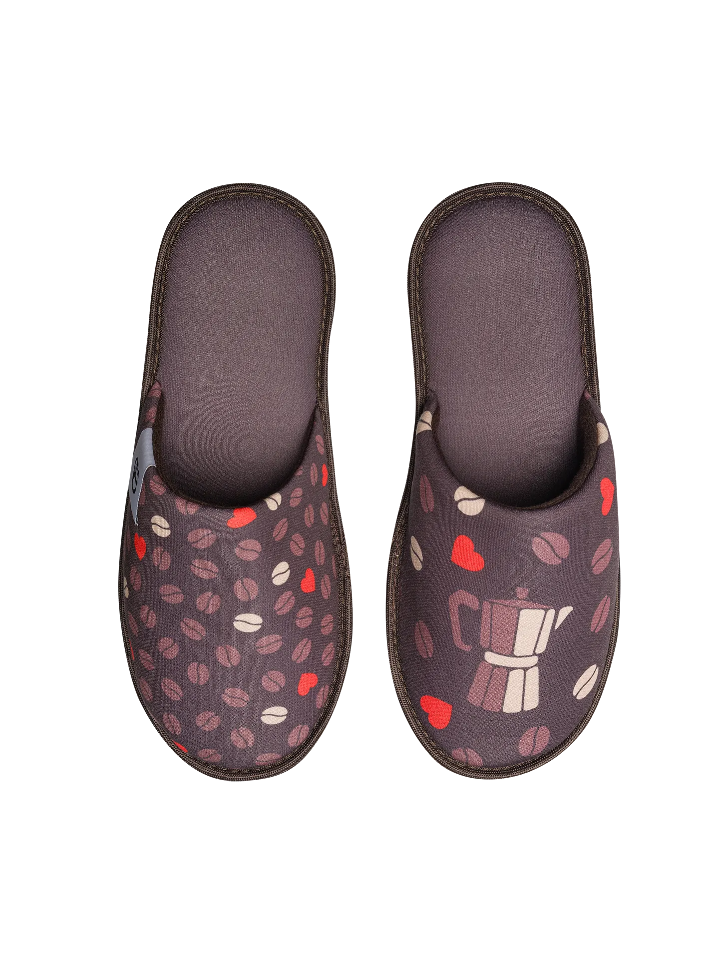 Pantuflas alegres Amor cafetero
