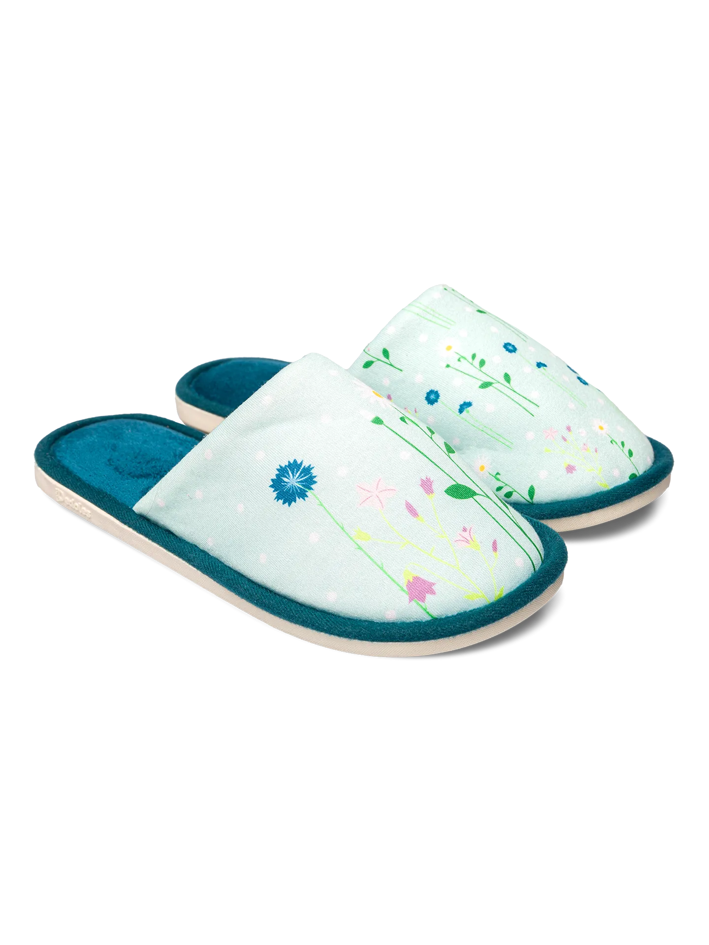 Pantuflas alegres Flores del prado - Image 2