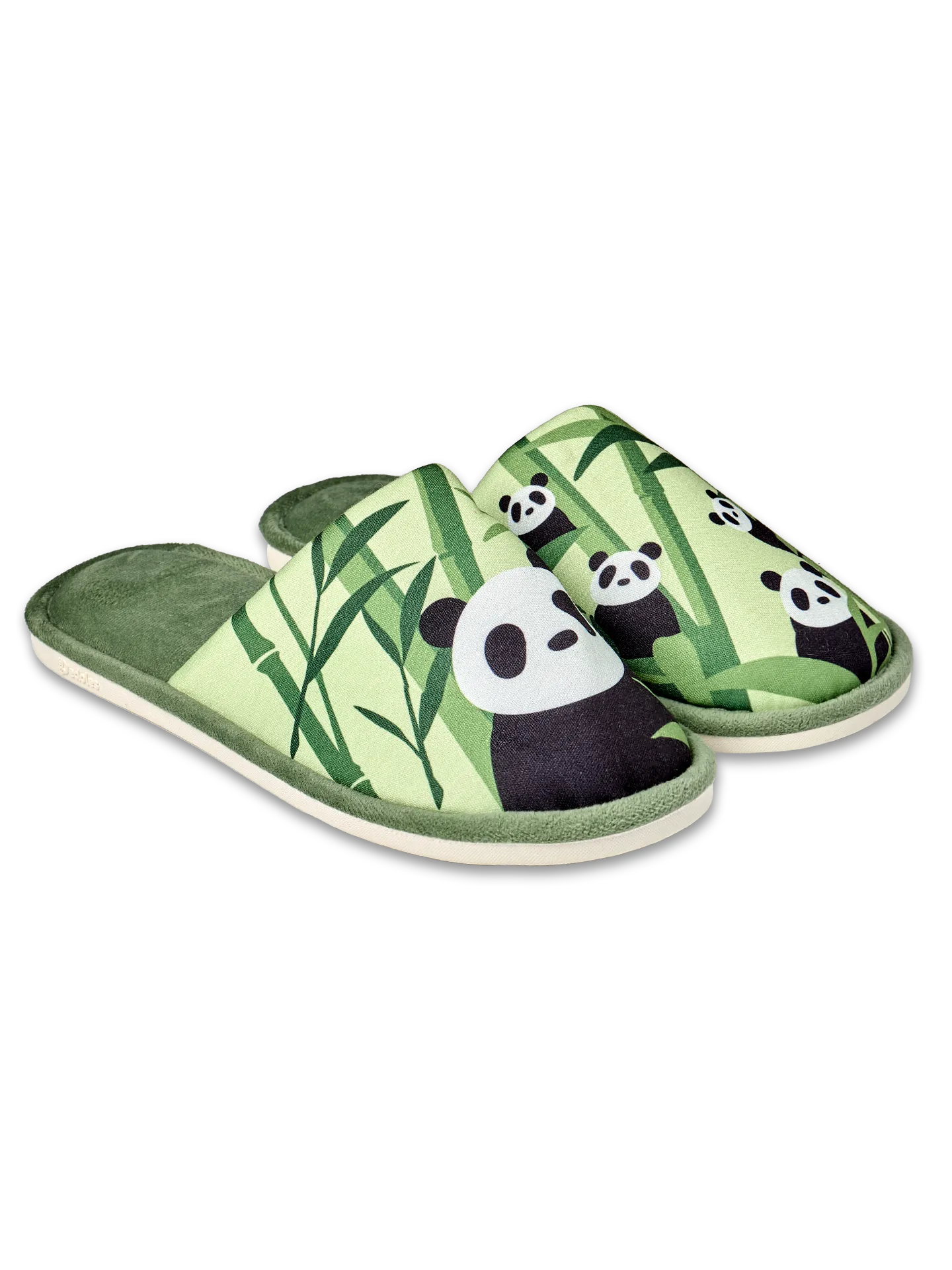 Pantuflas alegres Pandas y bambú - Image 2