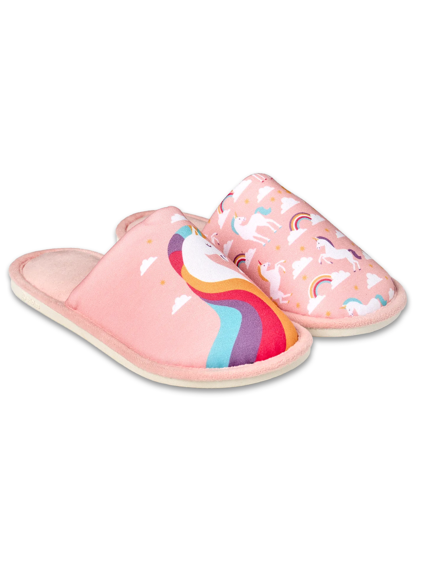Pantuflas alegres Unicornio en las nubes - Image 3