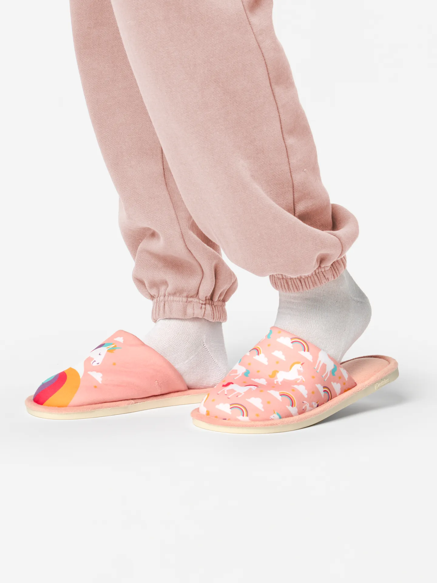 Pantuflas alegres Unicornio en las nubes - Image 4