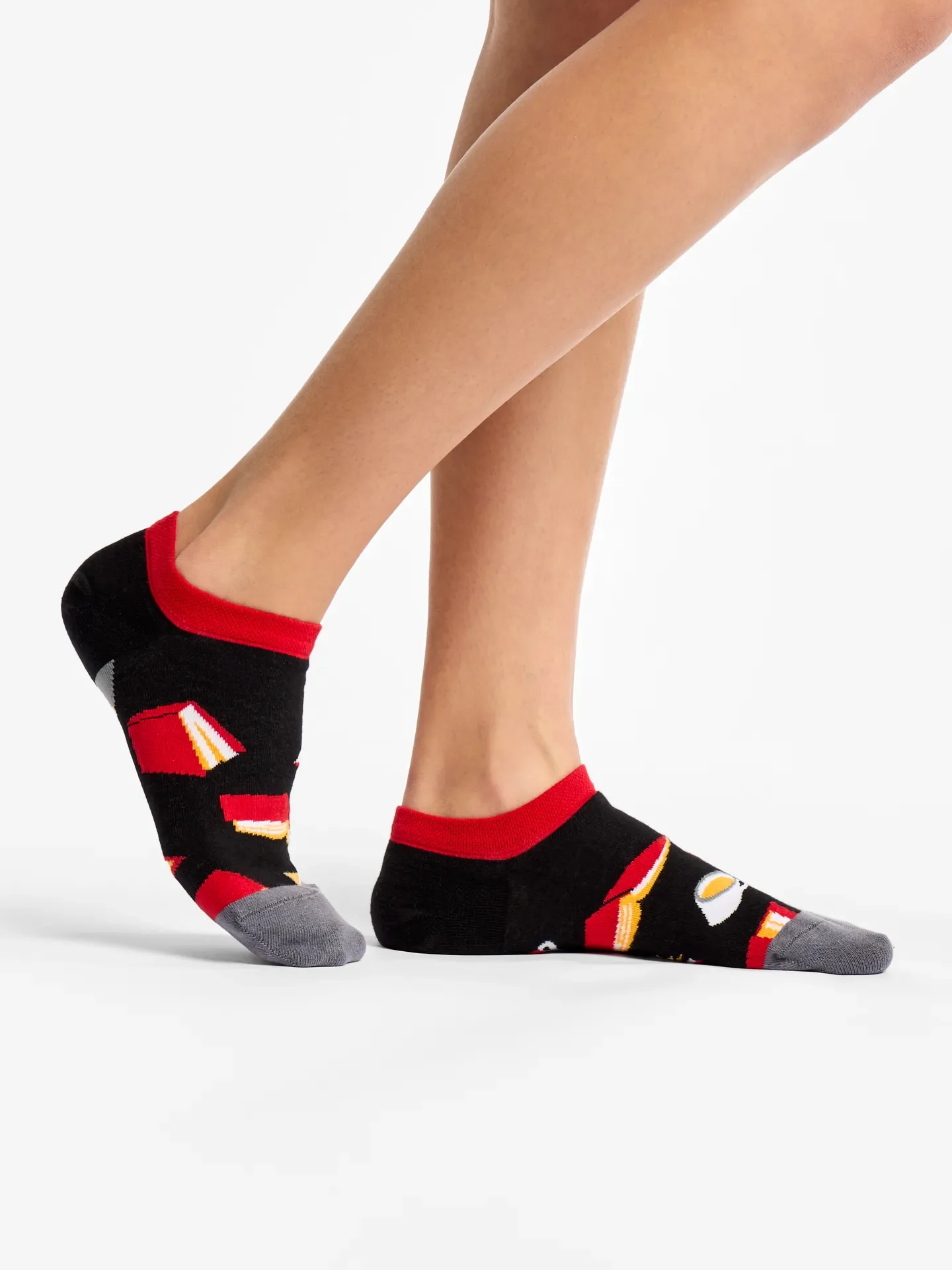 Calcetines sneakers alegres Amante de los libros - Image 3