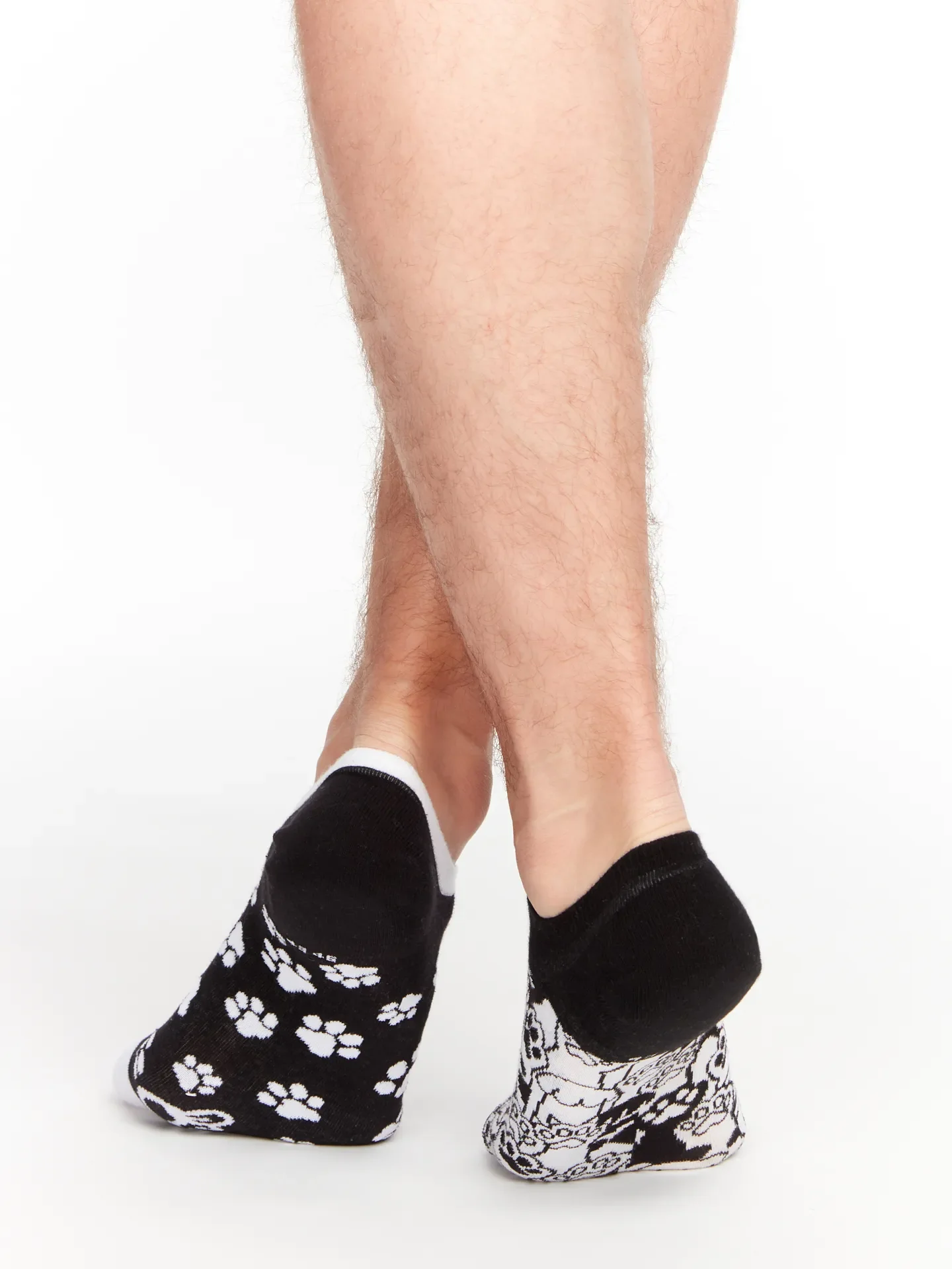 Calcetines sneakers alegres Patas de gato - Image 4