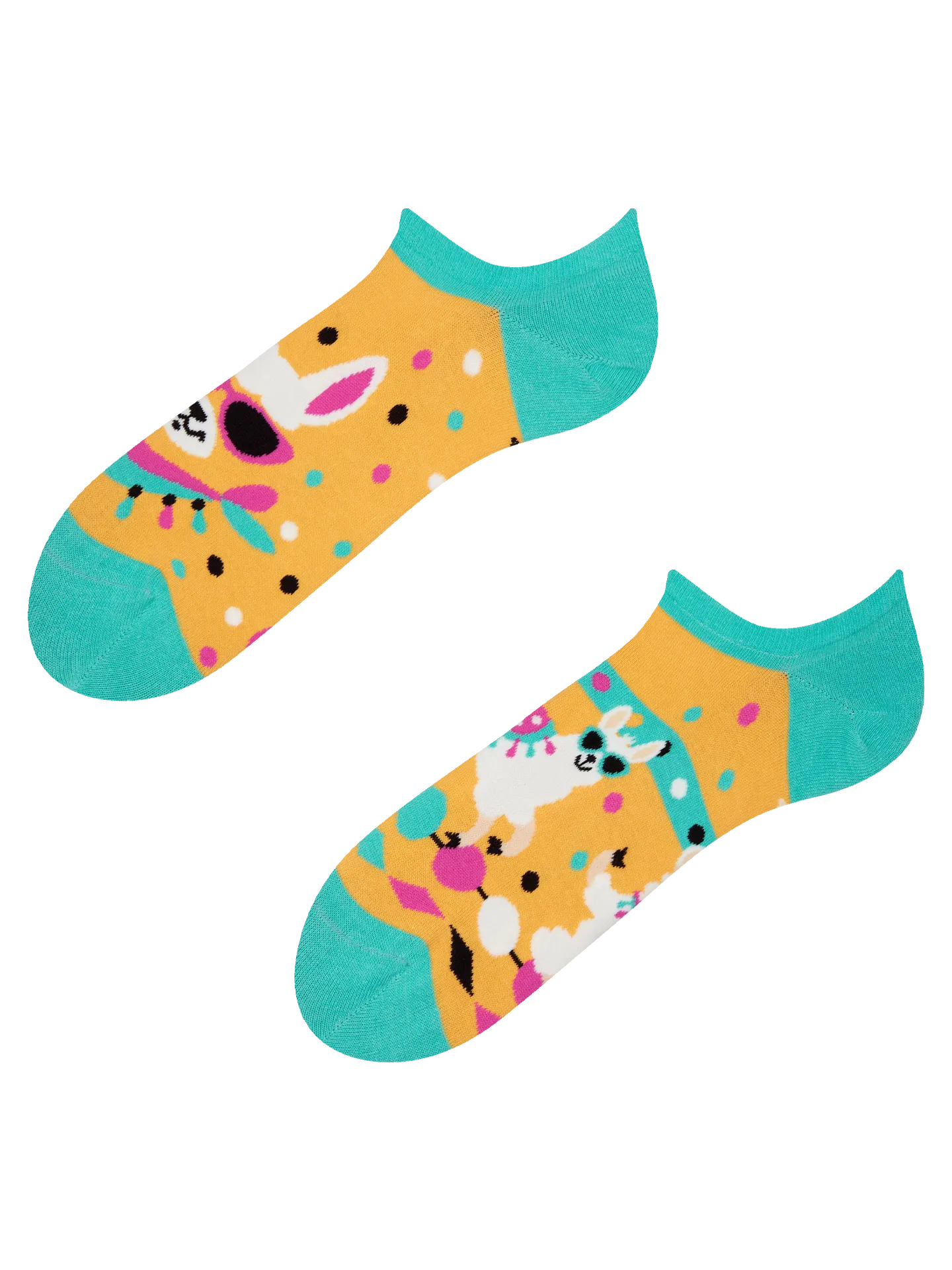 Calcetines sneakers alegres Llama divertida