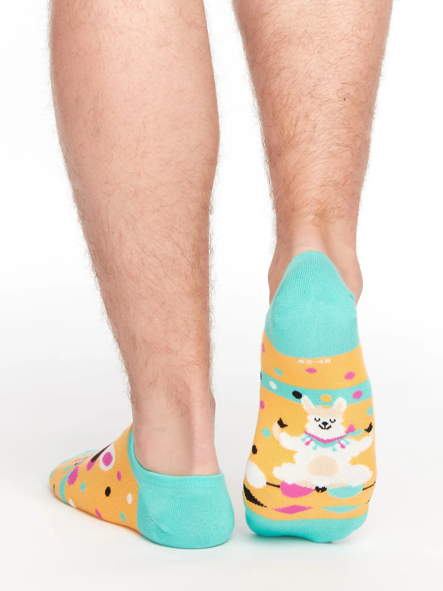 Calcetines sneakers alegres Llama divertida - Image 3