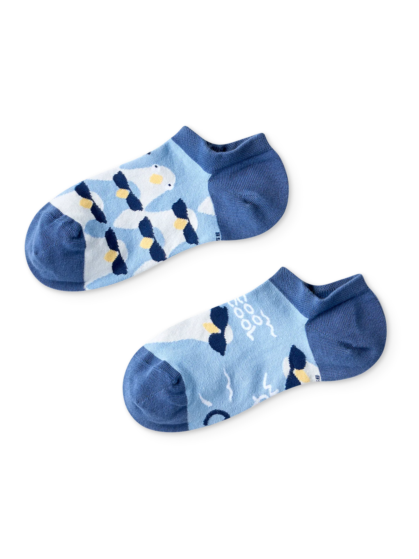 Calcetines sneakers alegres Palomas divertidas