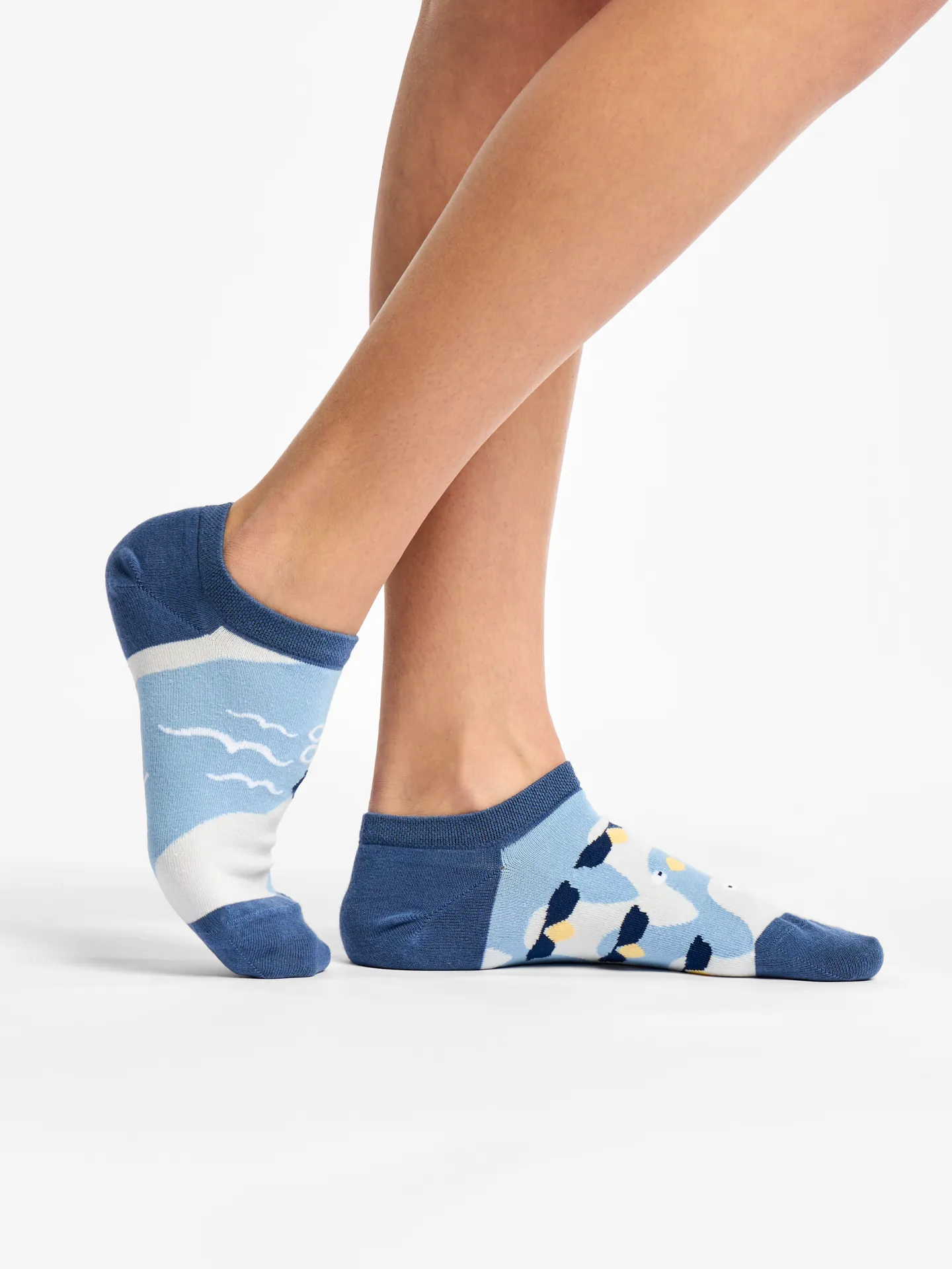 Calcetines sneakers alegres Palomas divertidas - Image 3