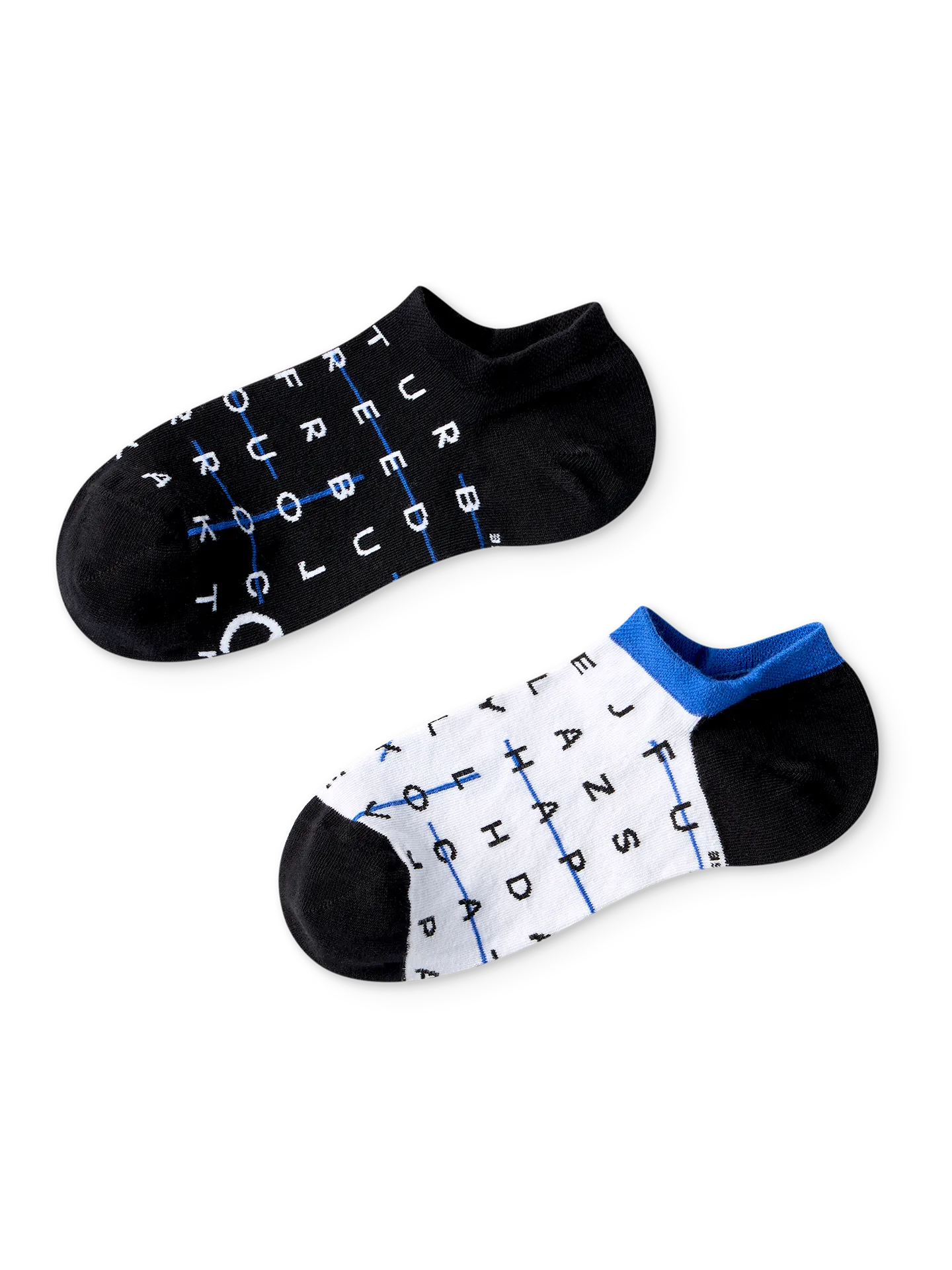 Calcetines sneakers alegres Crucigramas