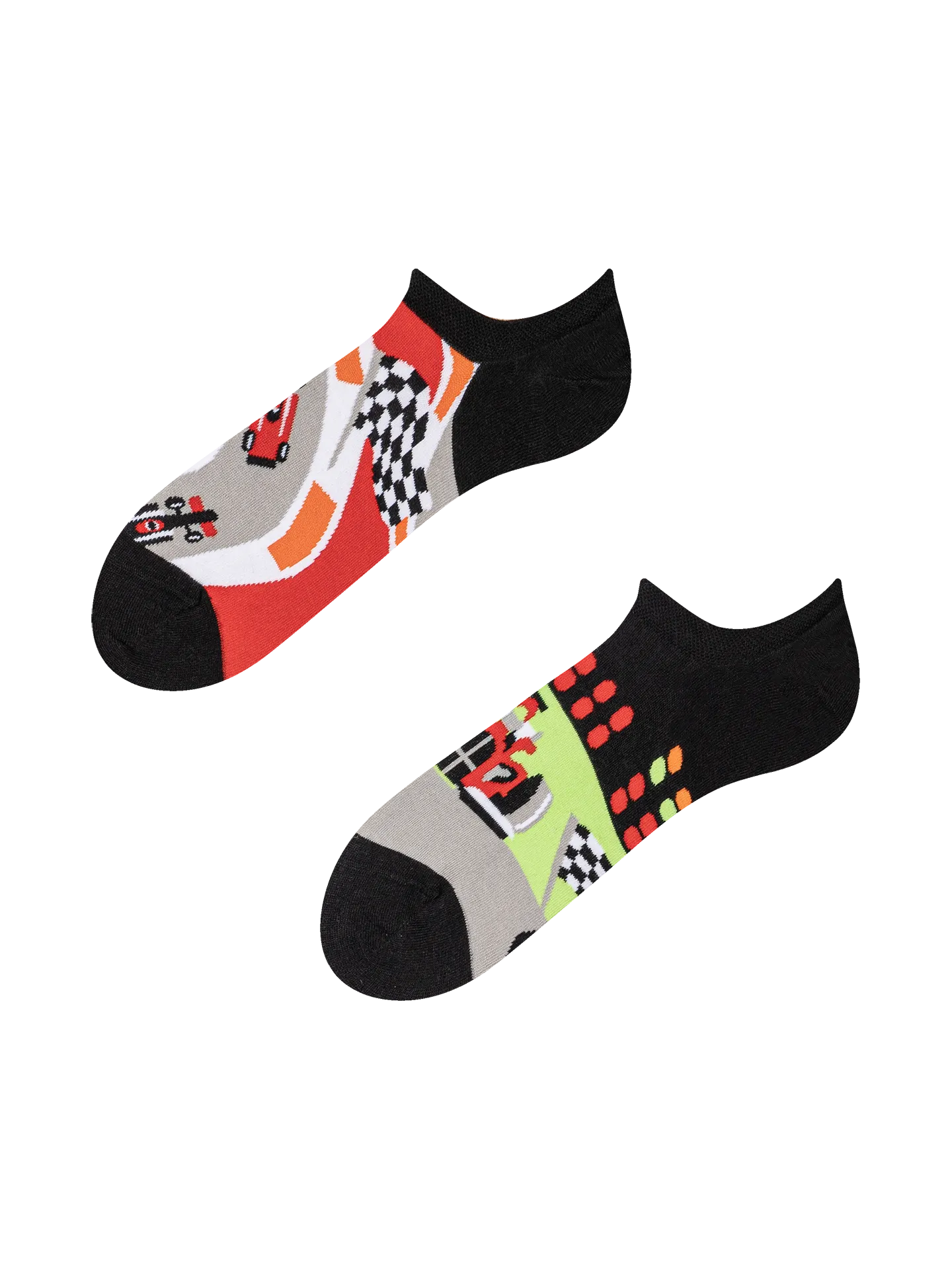 Calcetines sneakers alegres Carreras de fórmula