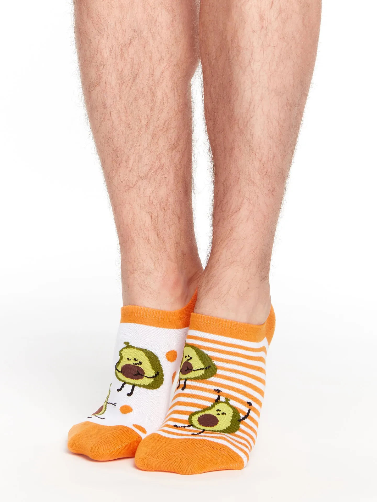 Calcetines sneakers alegres Aguacate divertido - Image 2