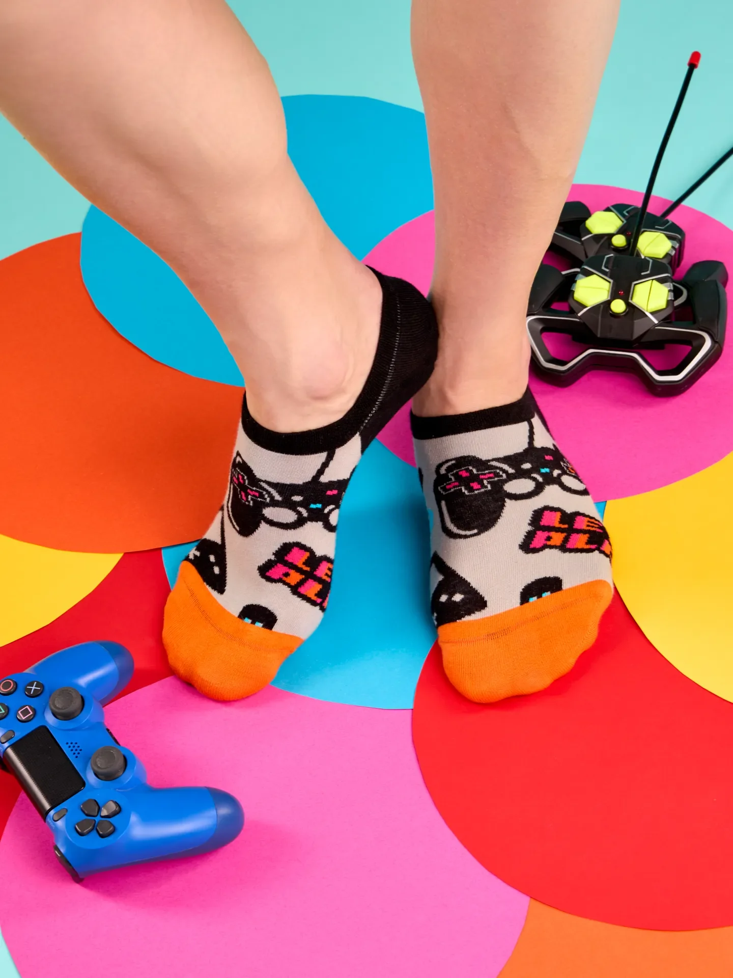 Calcetines sneakers alegres Jugador - Image 4